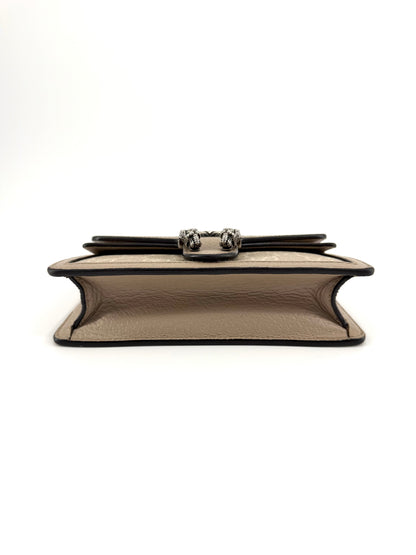 Gucci Dionysus GG Beige Canvas and Leather Mini Crossbody Bag