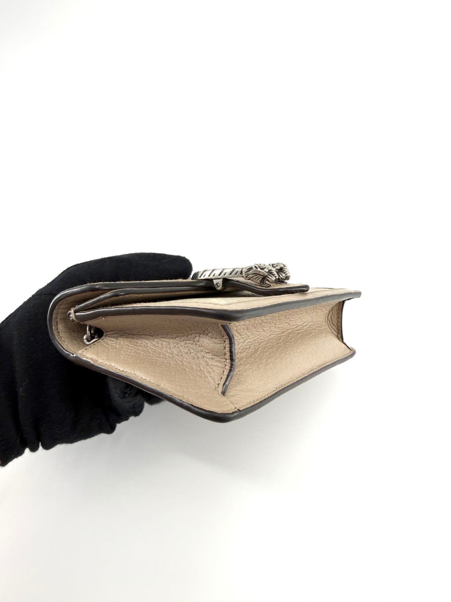 Gucci Dionysus GG Beige Canvas and Leather Mini Crossbody Bag