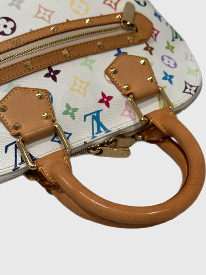Louis Vuitton White Multicolor Murakami Alma PM