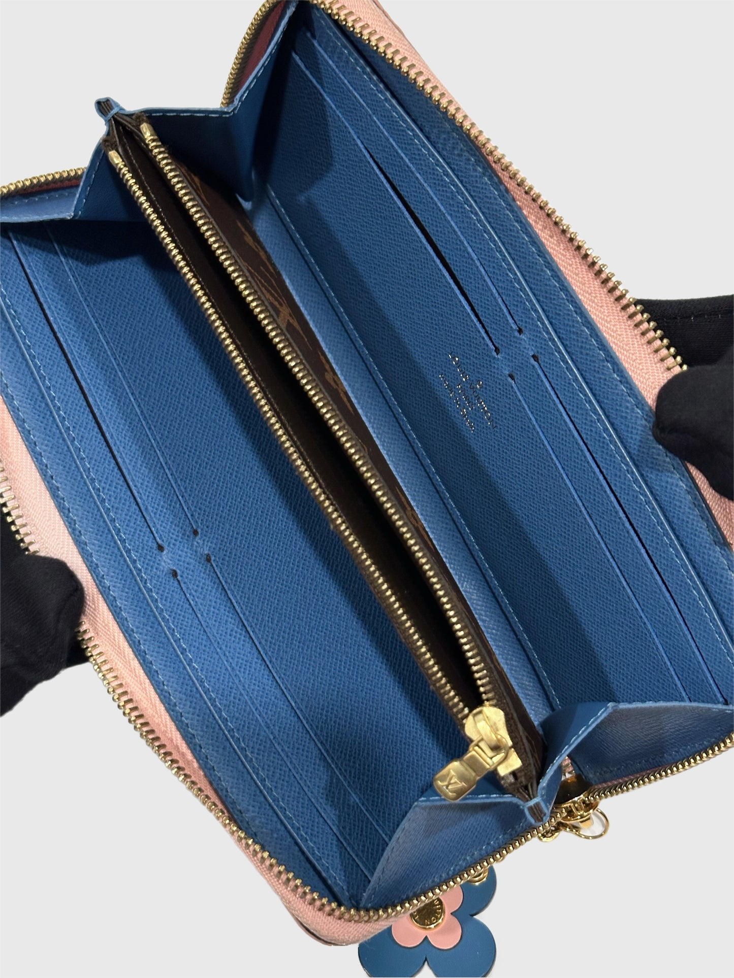 Louis Vuitton Monogram Clemence Long Zip Wallet