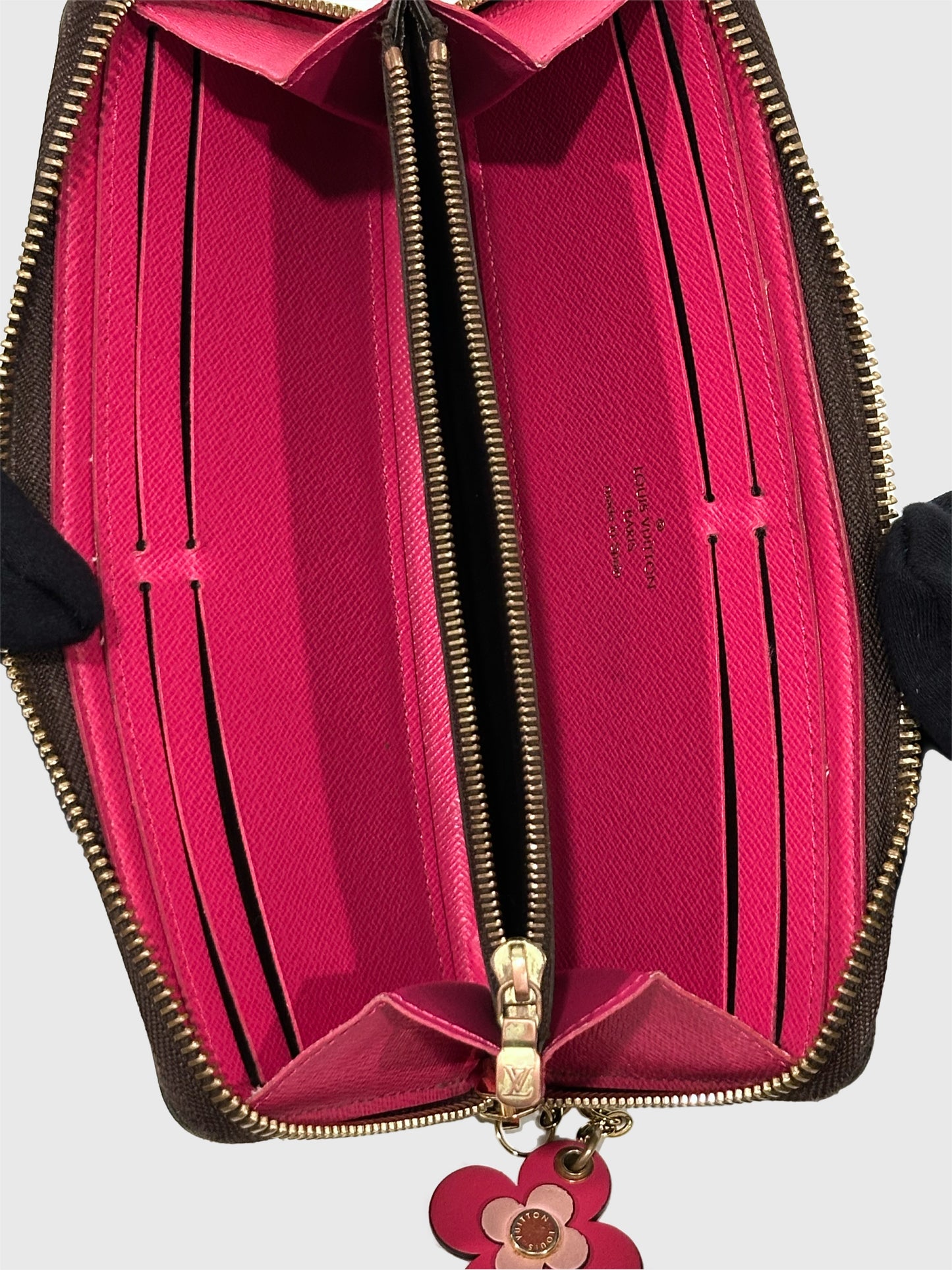 Louis Vuitton Monogram Clemence Long Zip Wallet