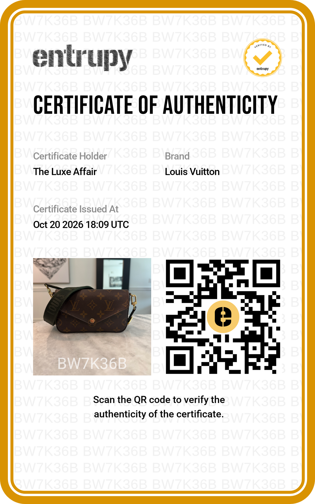 Pre-Owned Louis Vuitton Strap & Go Monogram Canvas Crossbody Bag Green Strap with Detachable Pouch