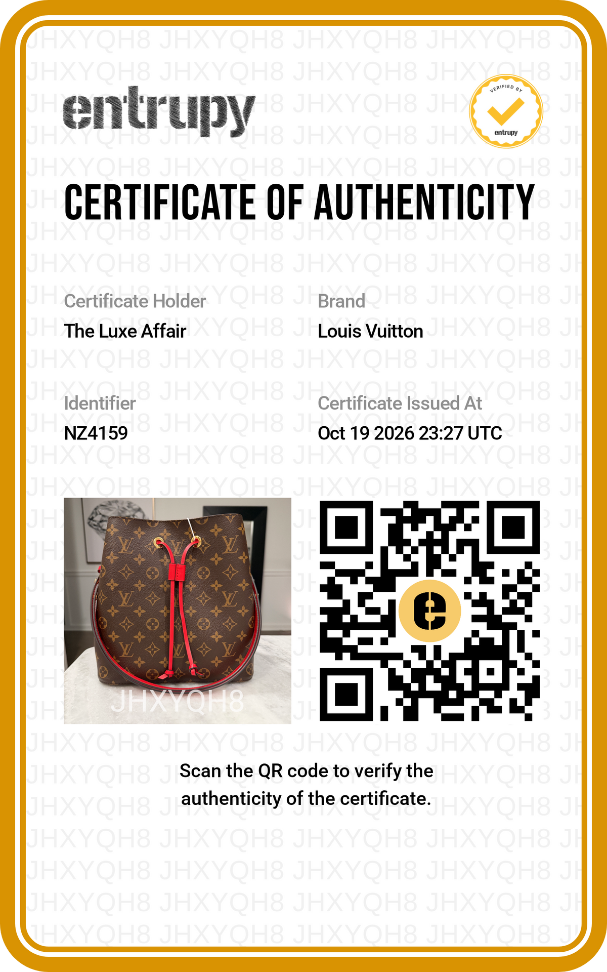 Pre-Owned Louis Vuitton Néonoé MM Monogram Canvas Bucket Bag Red Leather Trim