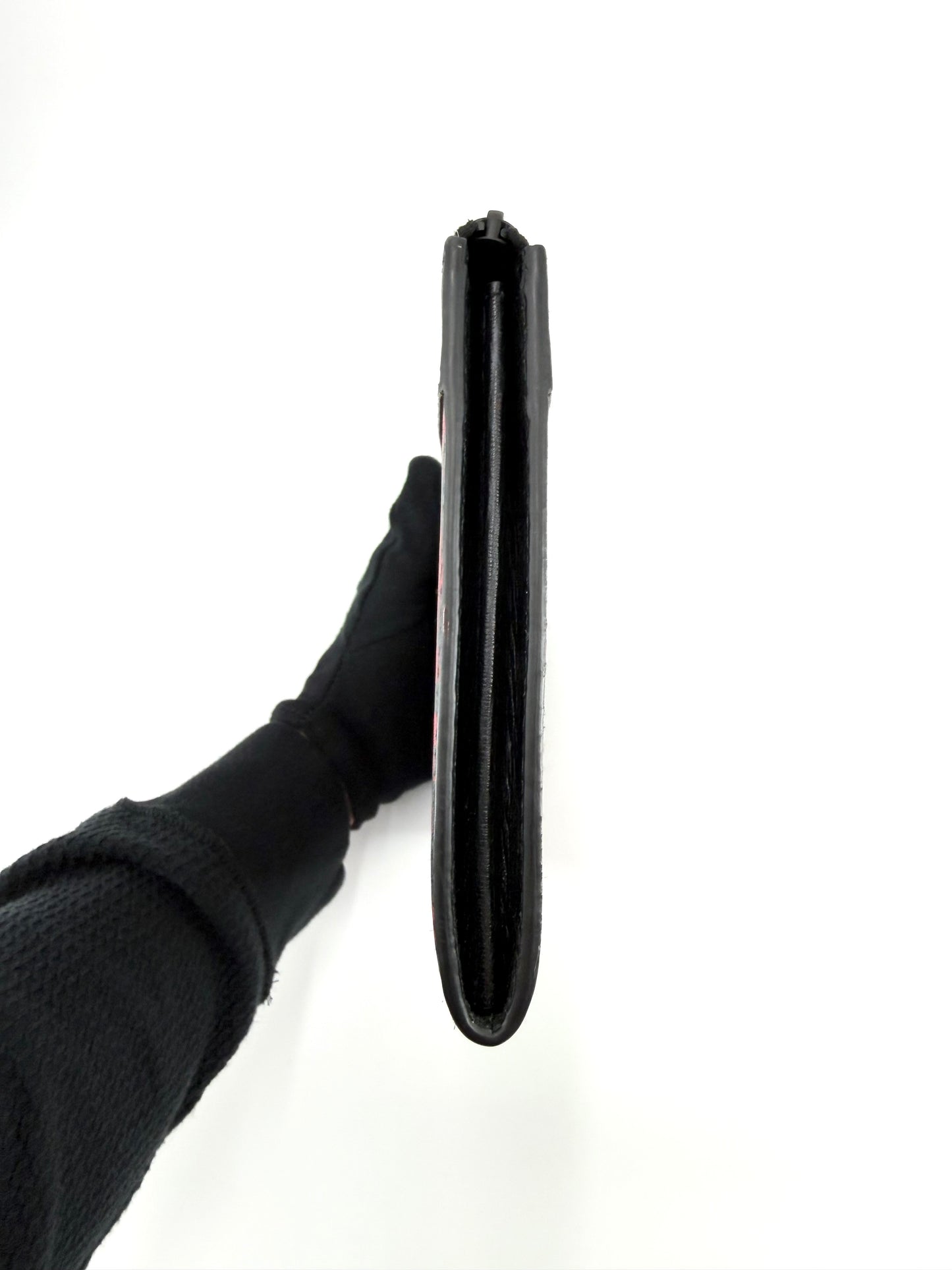 Ferragamo Gancini Red Leather Travel Document Holder Pouch