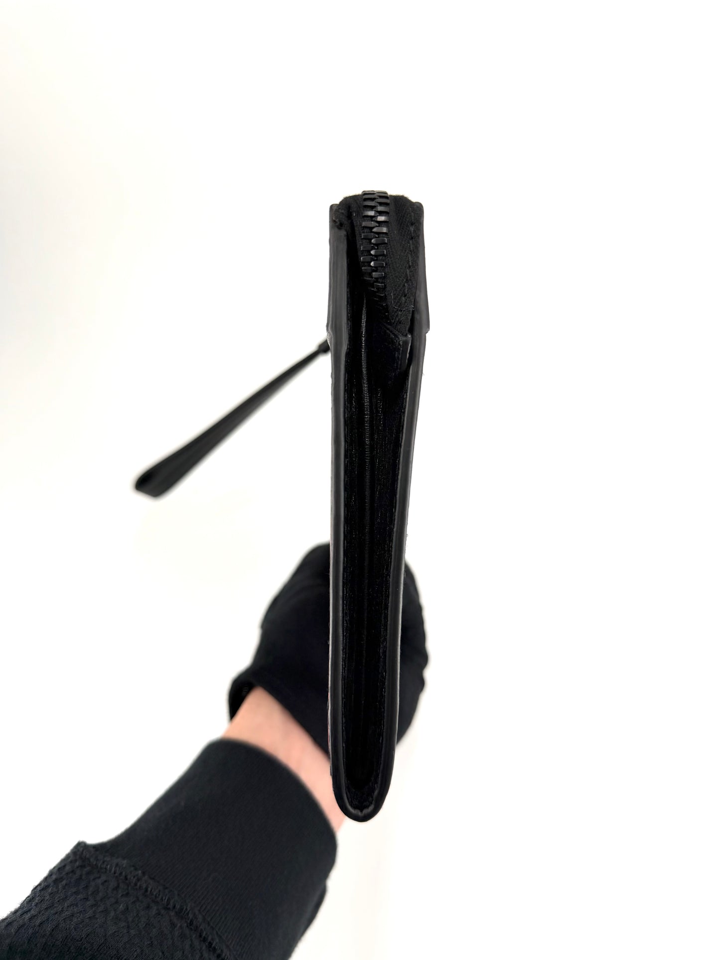 Ferragamo Gancini Red Leather Travel Document Holder Pouch