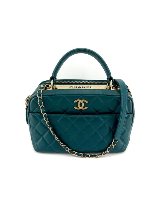 Pre-Owned Chanel Medium Trendy Bowling Bag