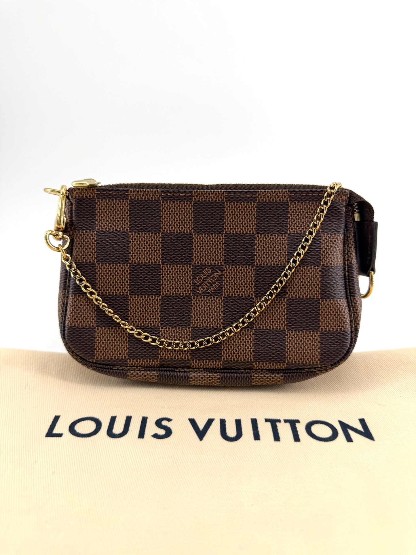 Louis Vuitton Damier Ebene Canvas Mini Pochette