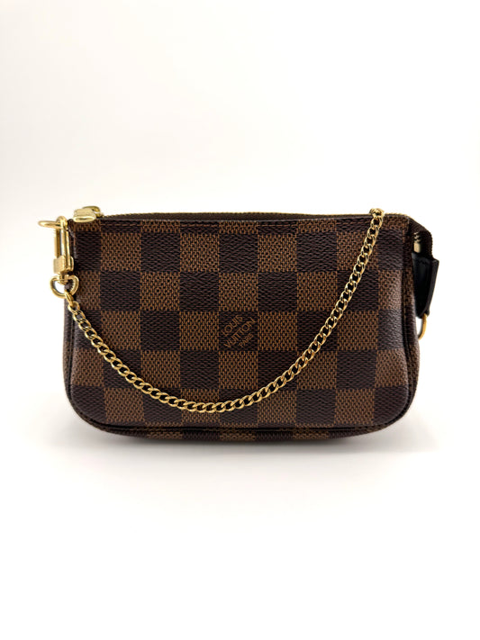 Louis Vuitton Damier Ebene Canvas Mini Pochette