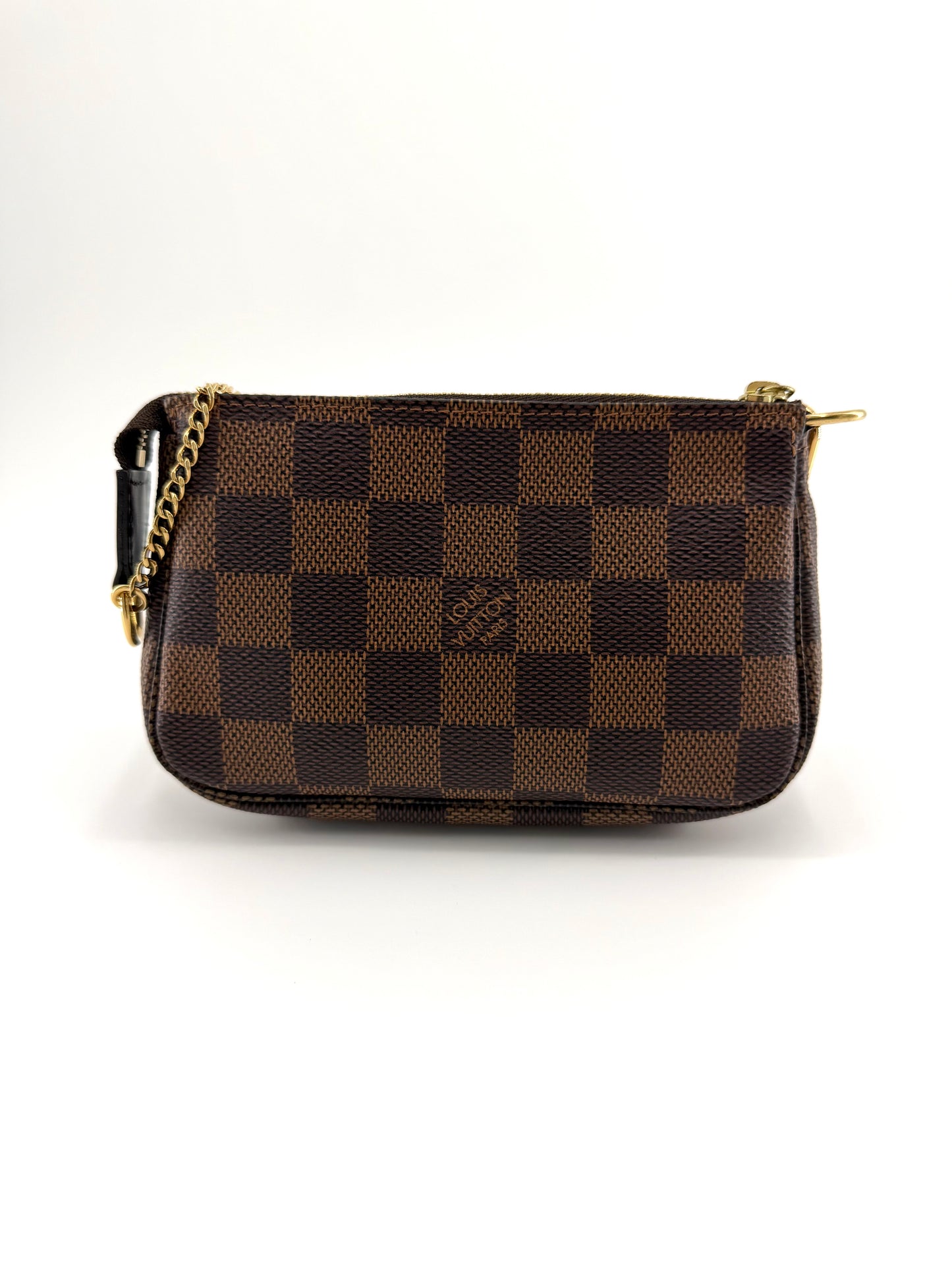 Louis Vuitton Damier Ebene Canvas Mini Pochette