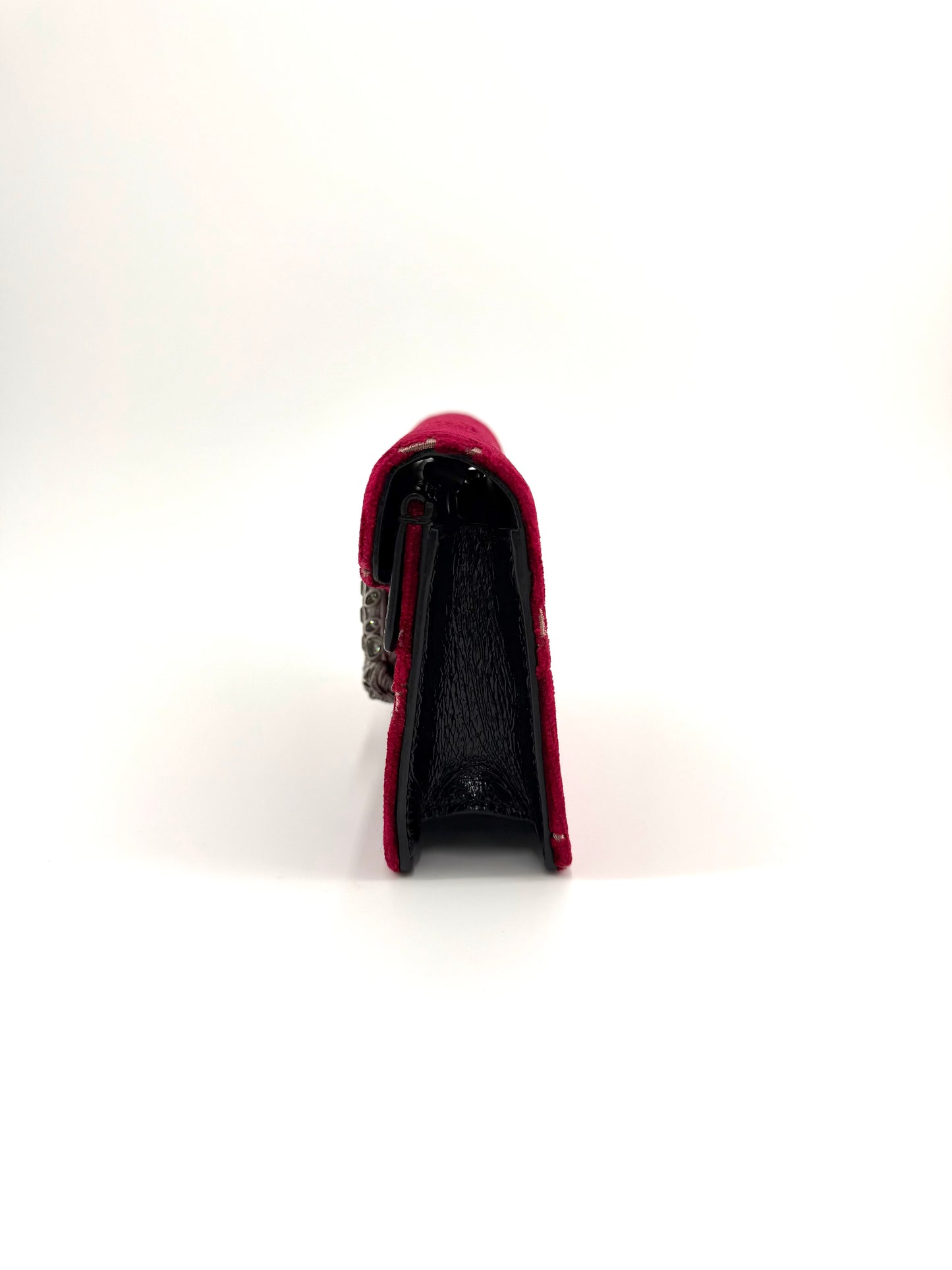 Gucci Crystal Dionysus Burgundy Velvet Crossbody Bag