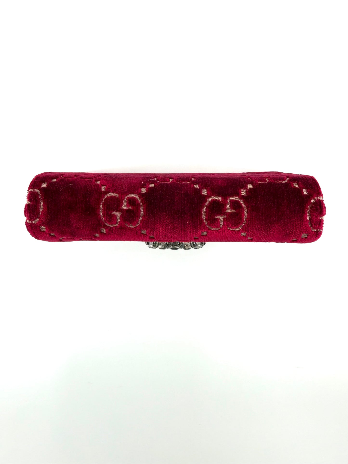 Gucci Crystal Dionysus Burgundy Velvet Crossbody Bag