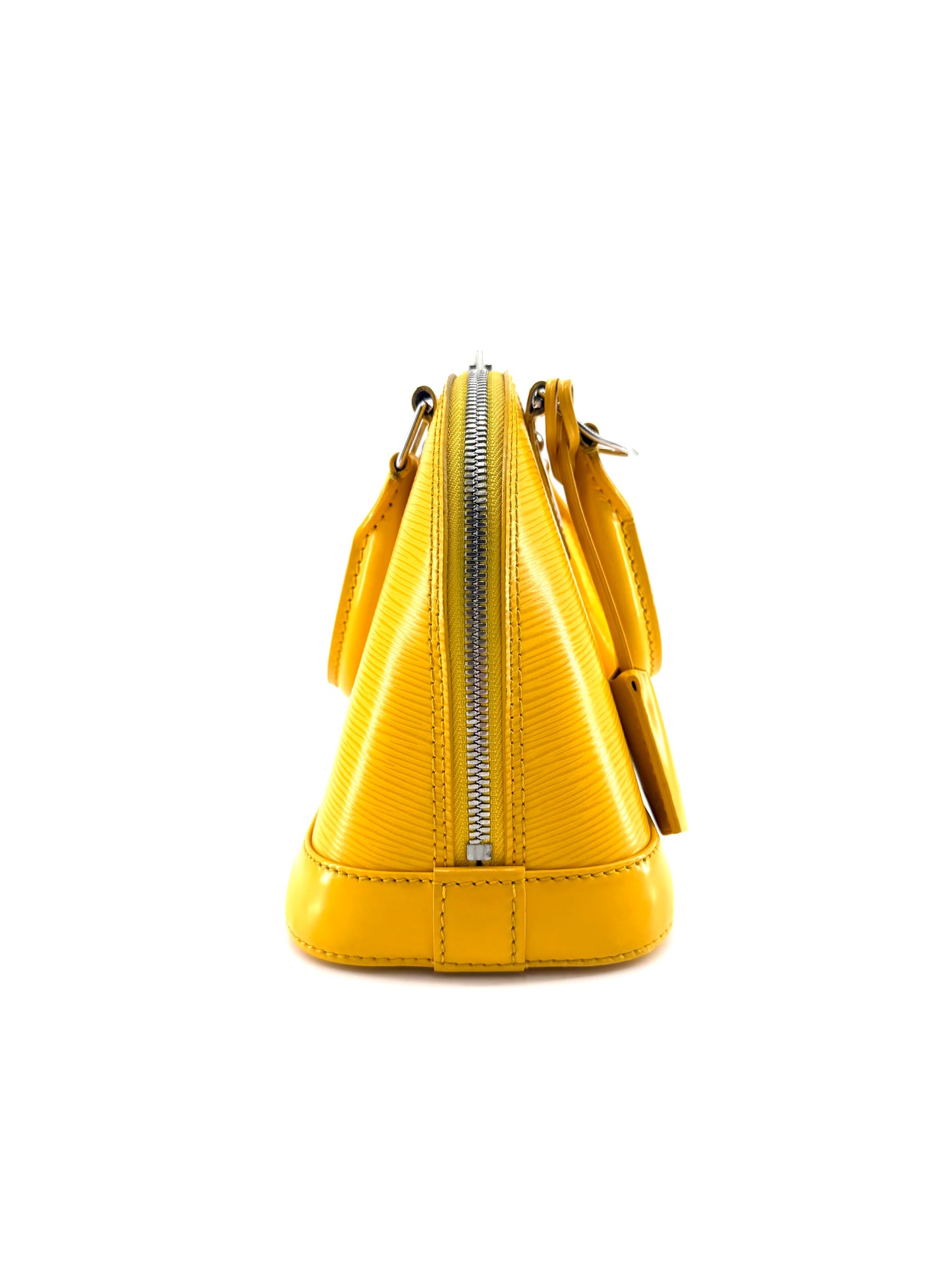 Louis Vuitton Alma BB Yellow Epi Leather Crossbody Bag