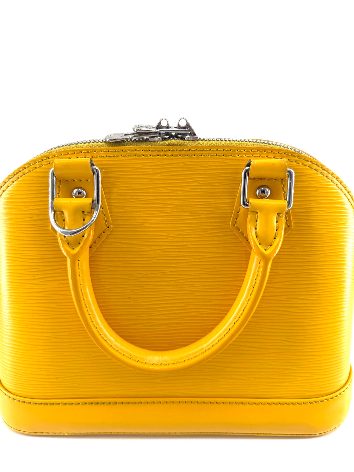 Louis Vuitton Alma BB Yellow Epi Leather Crossbody Bag
