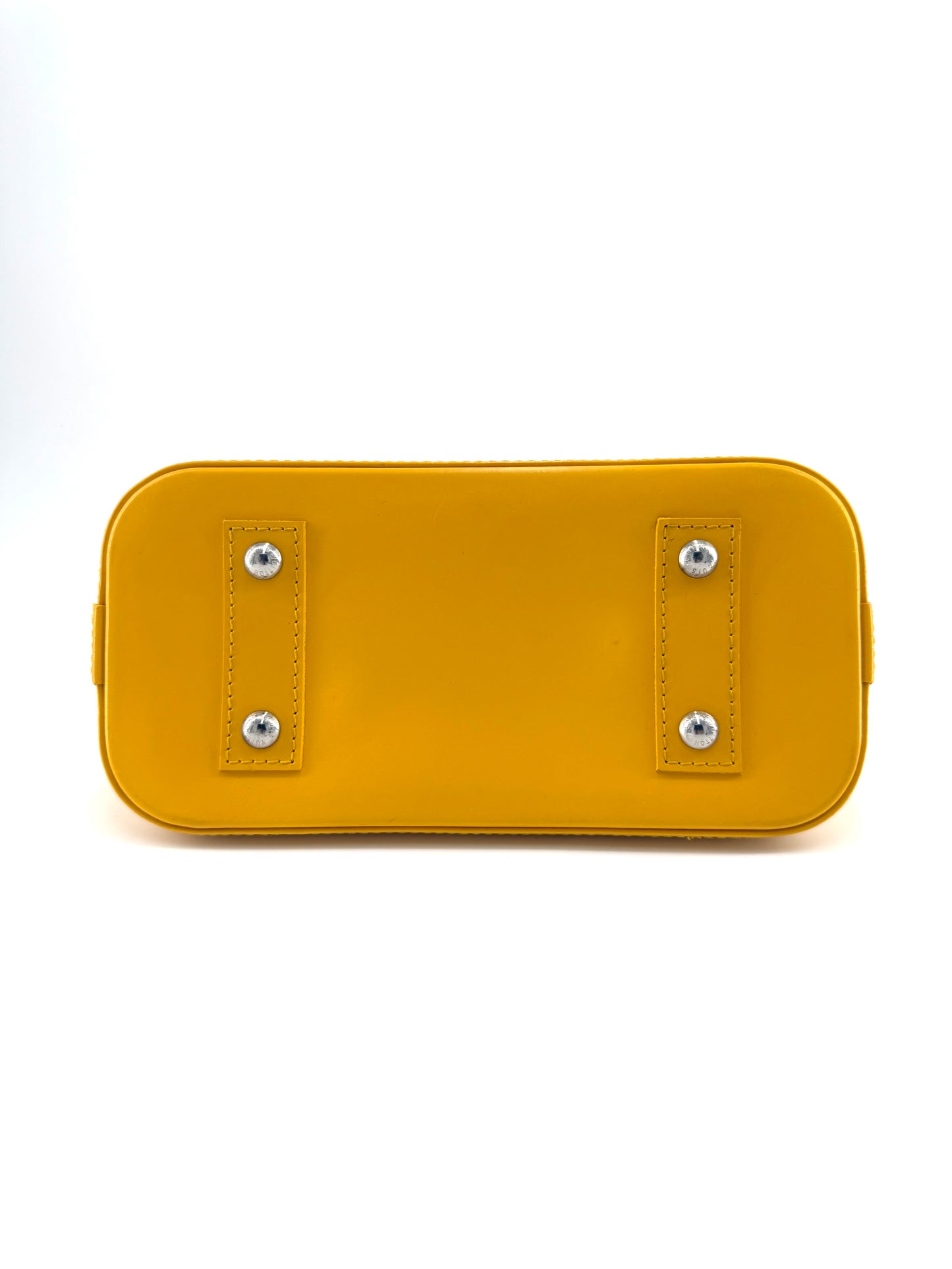 Louis Vuitton Alma BB Yellow Epi Leather Crossbody Bag