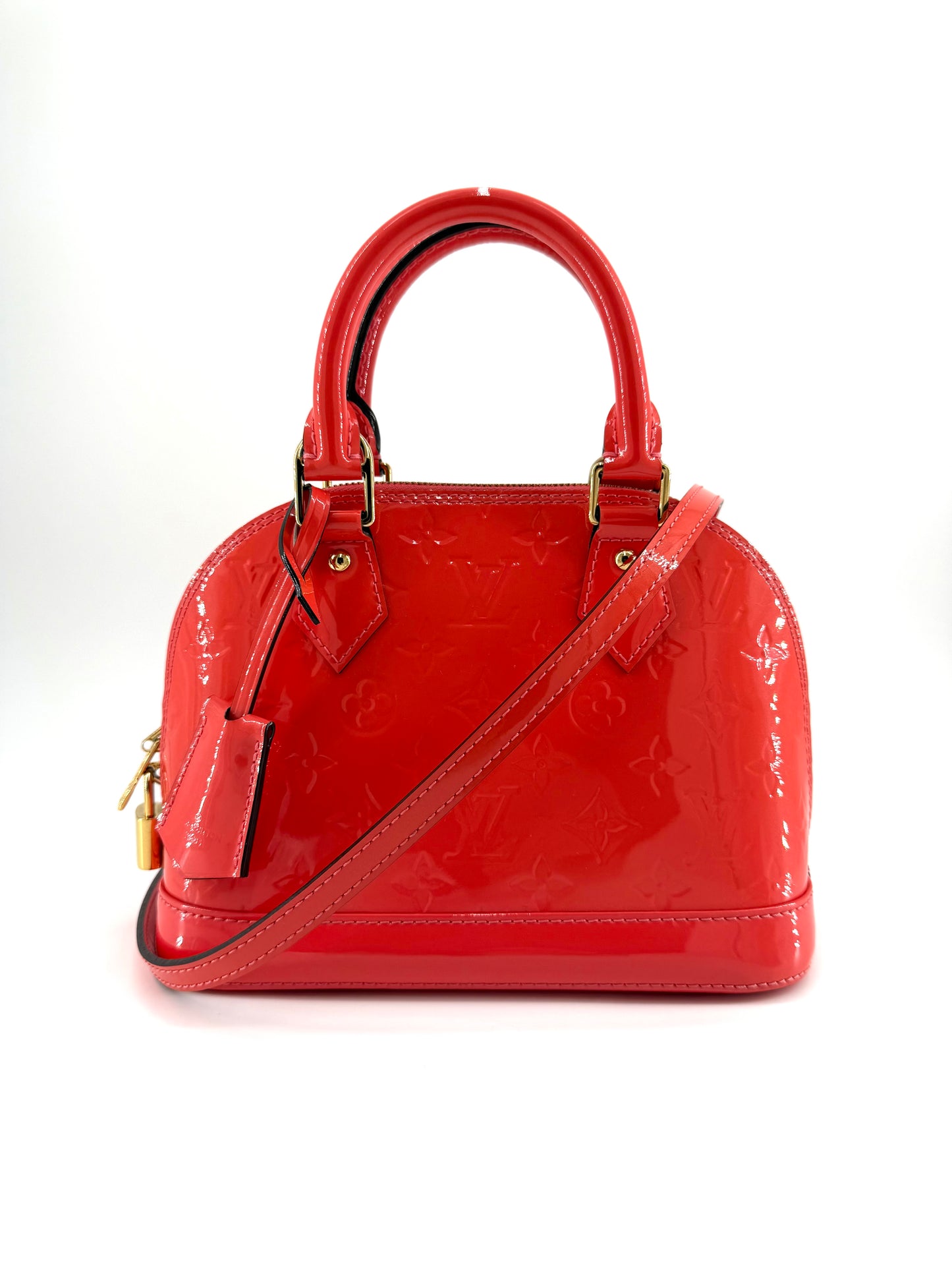 Louis Vuitton Vernis Monogram Alma BB Crossbody Bag