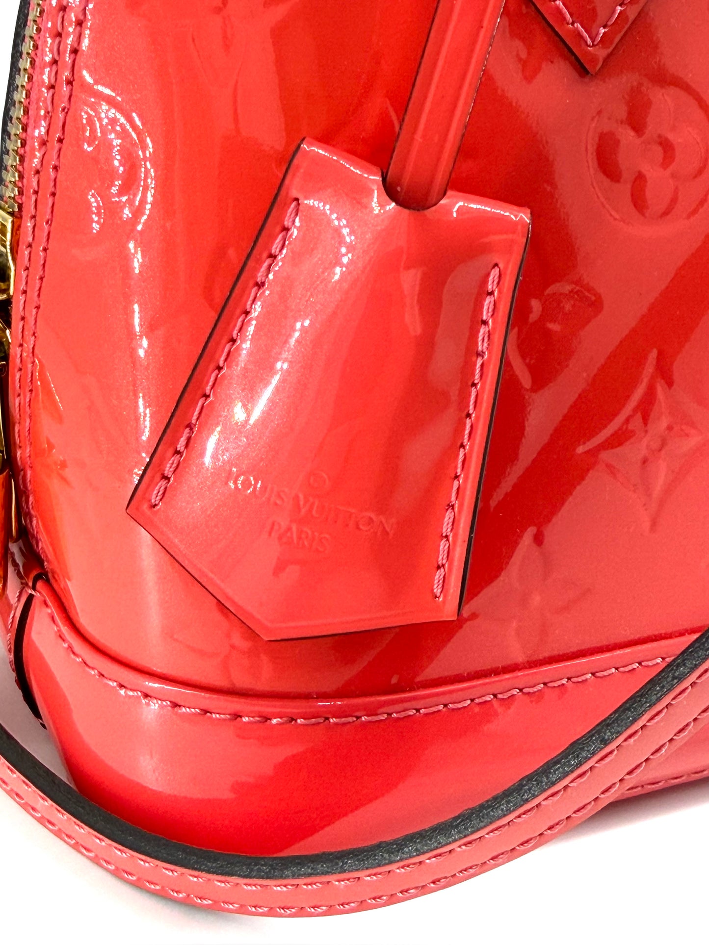 Louis Vuitton Vernis Monogram Alma BB Crossbody Bag