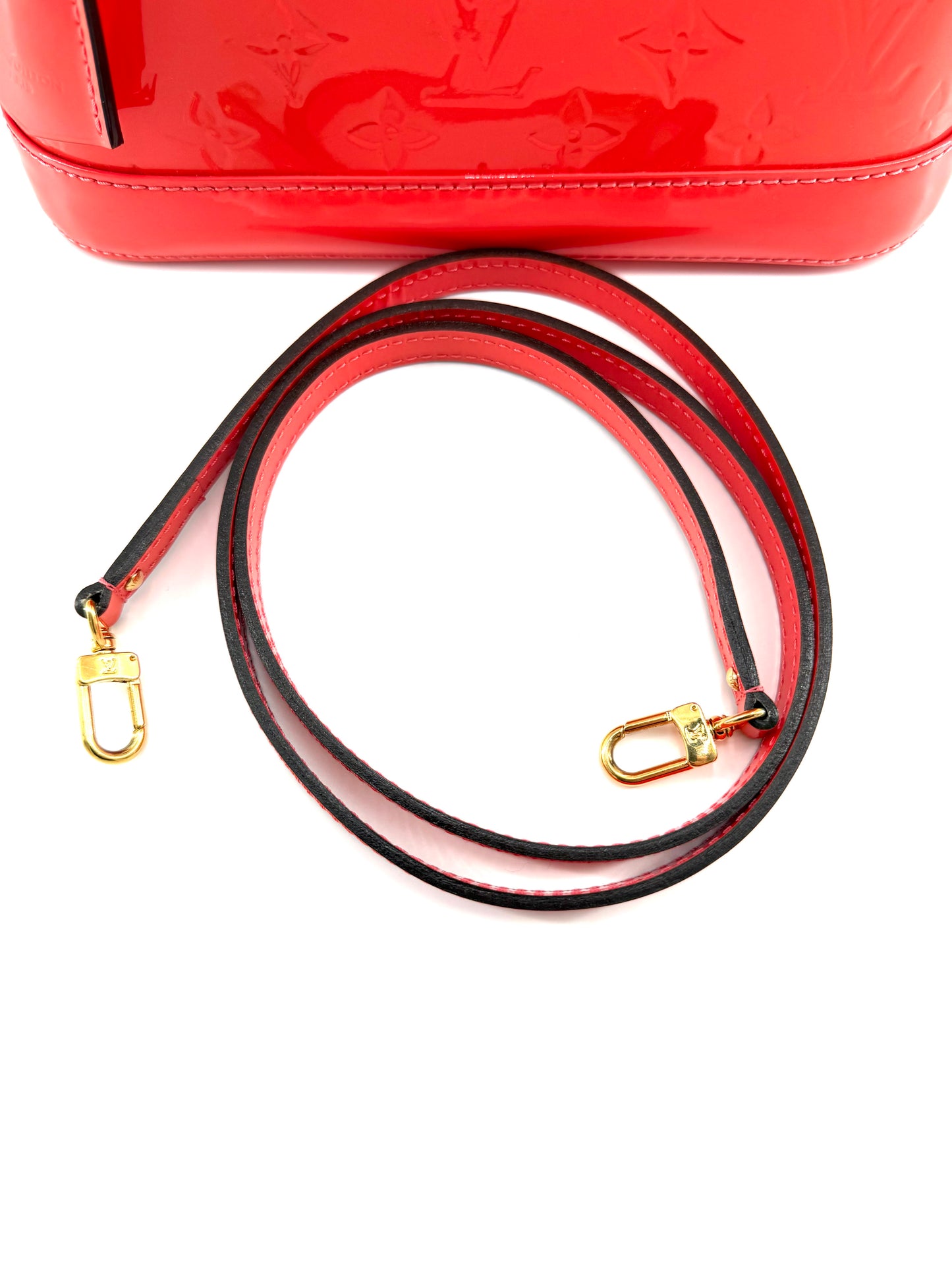 Louis Vuitton Vernis Monogram Alma BB Crossbody Bag