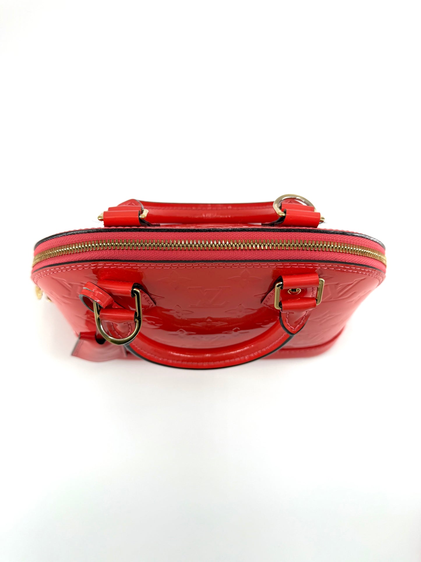 Louis Vuitton Vernis Monogram Alma BB Crossbody Bag