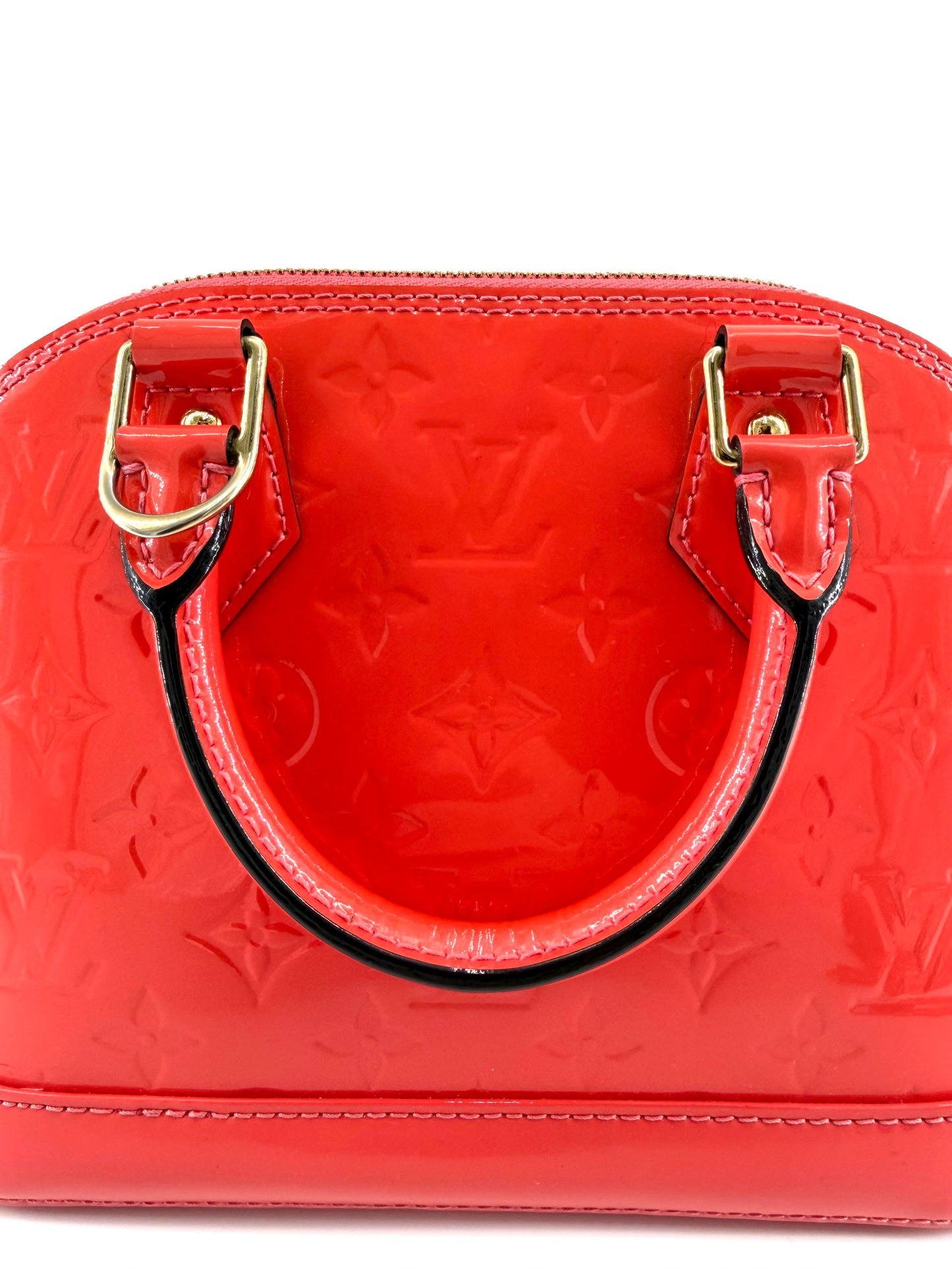 Louis Vuitton Vernis Monogram Alma BB Crossbody Bag