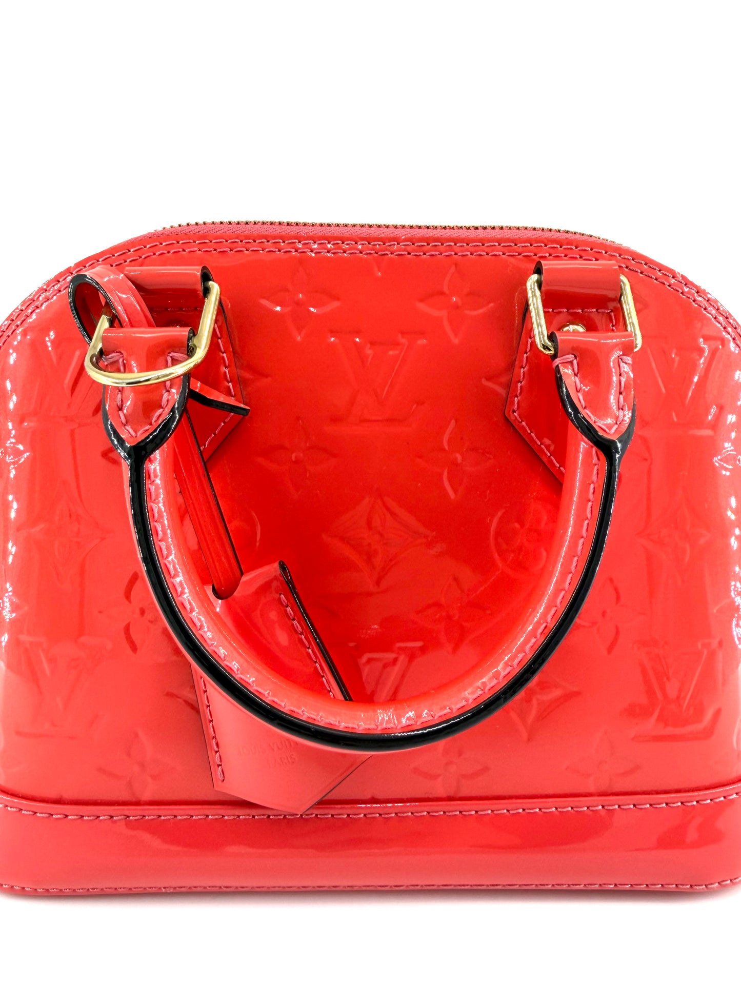 Louis Vuitton Vernis Monogram Alma BB Crossbody Bag