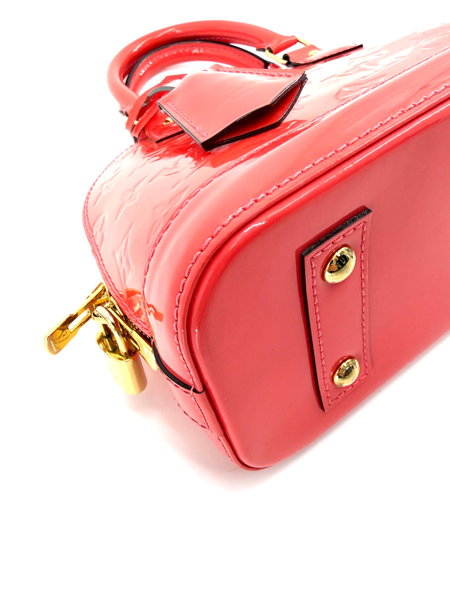 Louis Vuitton Vernis Monogram Alma BB Crossbody Bag