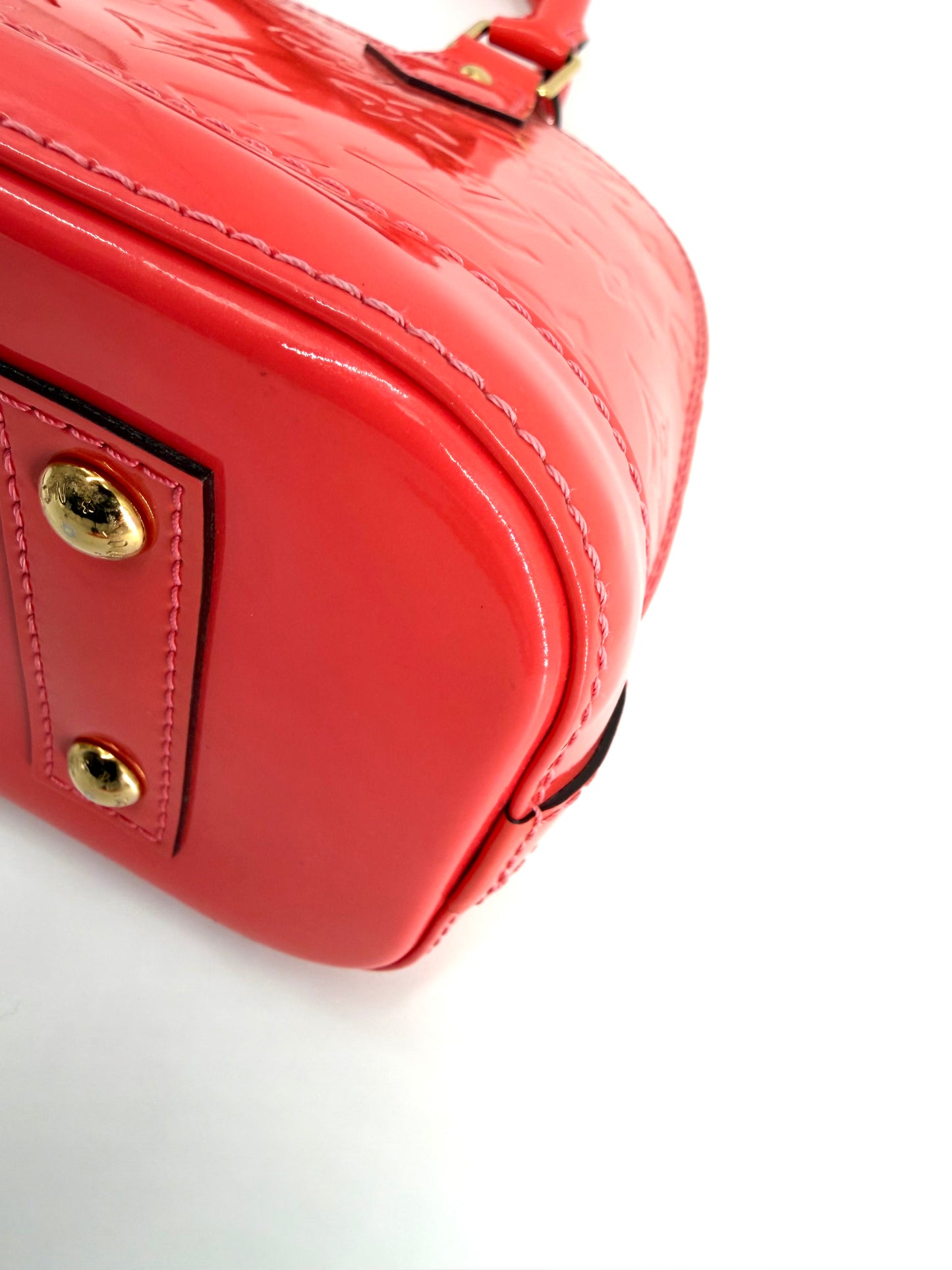 Louis Vuitton Vernis Monogram Alma BB Crossbody Bag