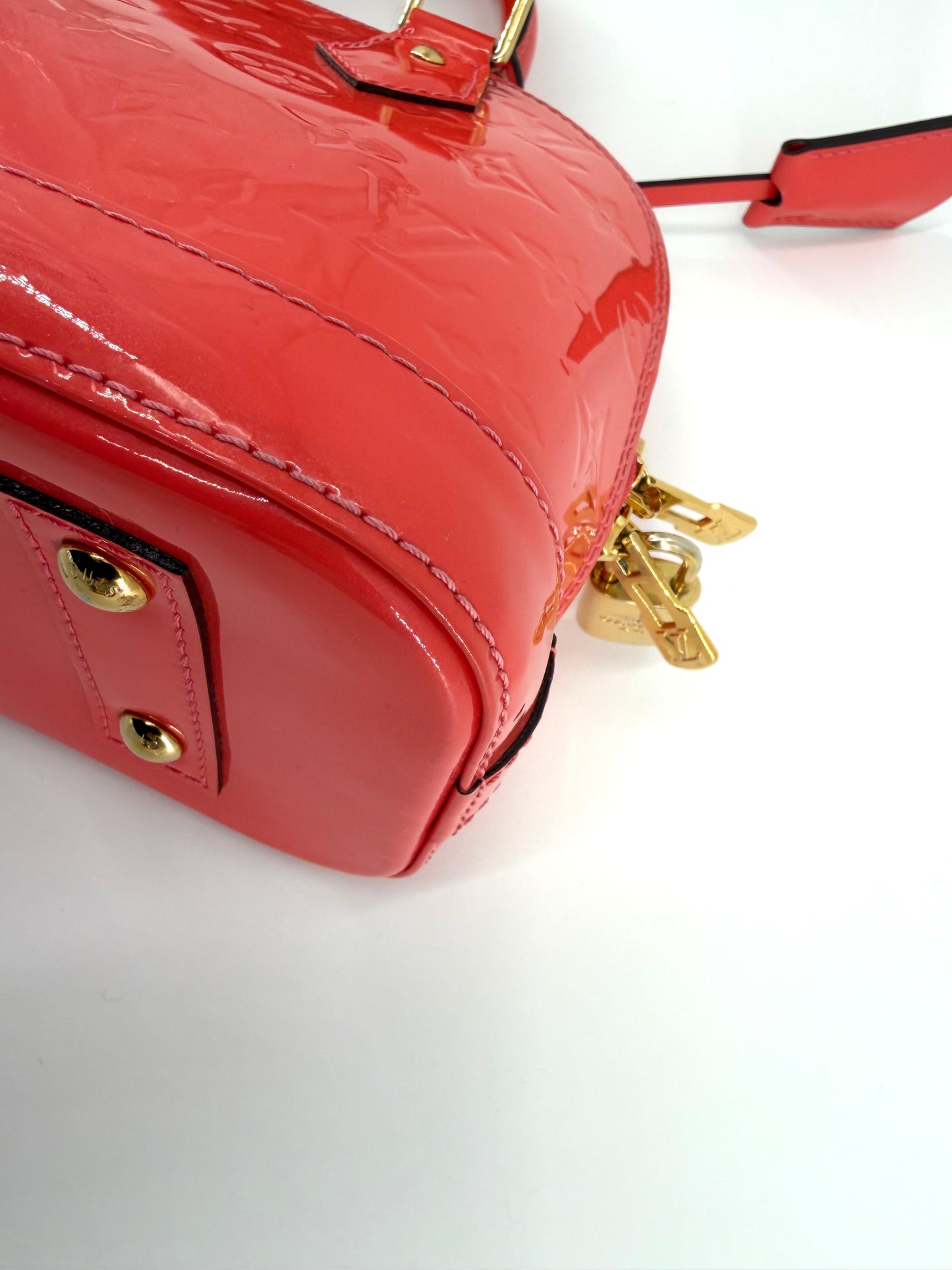 Louis Vuitton Vernis Monogram Alma BB Crossbody Bag