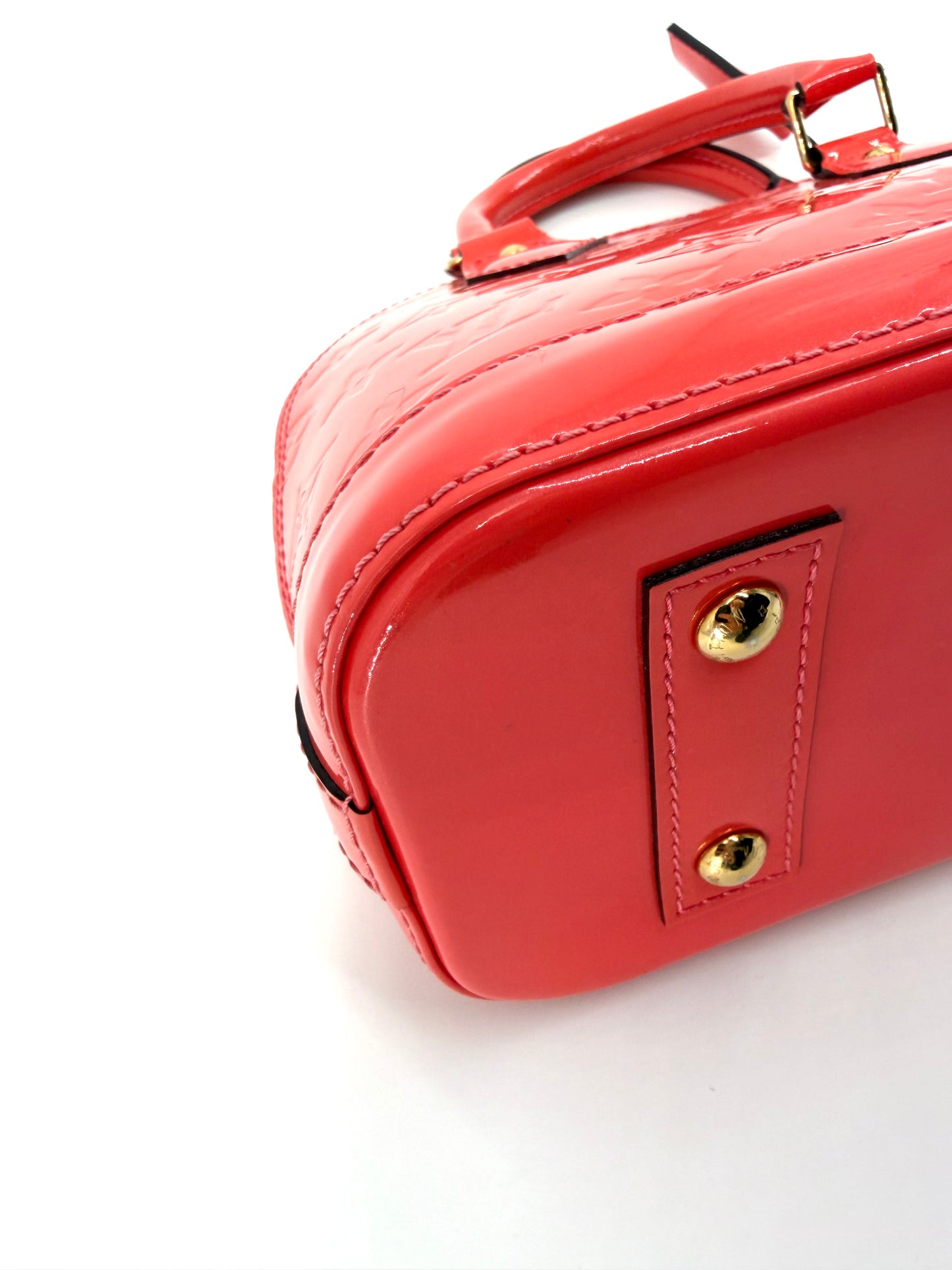 Louis Vuitton Vernis Monogram Alma BB Crossbody Bag