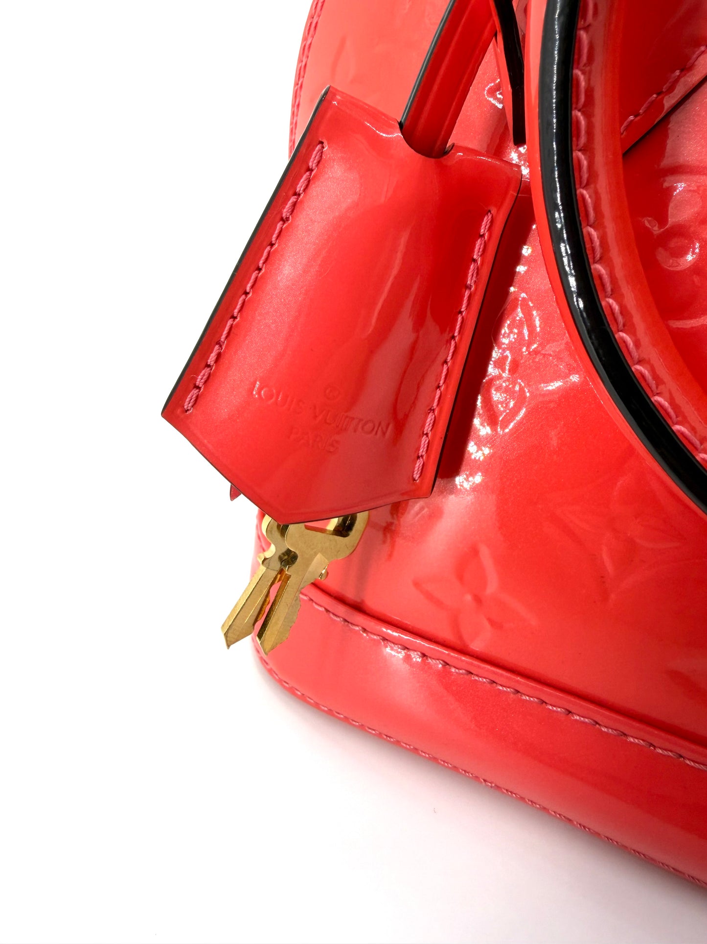 Louis Vuitton Vernis Monogram Alma BB Crossbody Bag