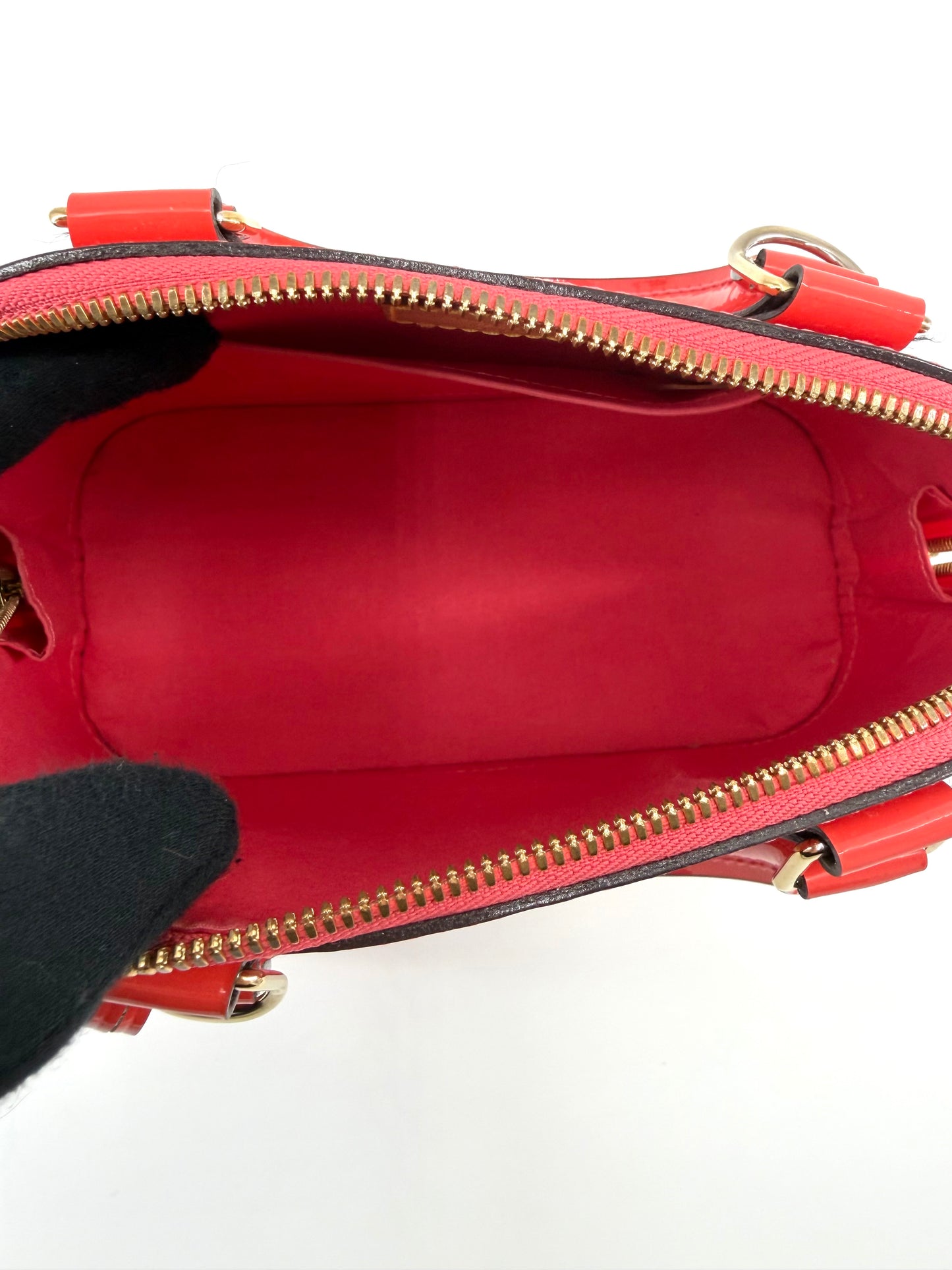 Louis Vuitton Vernis Monogram Alma BB Crossbody Bag