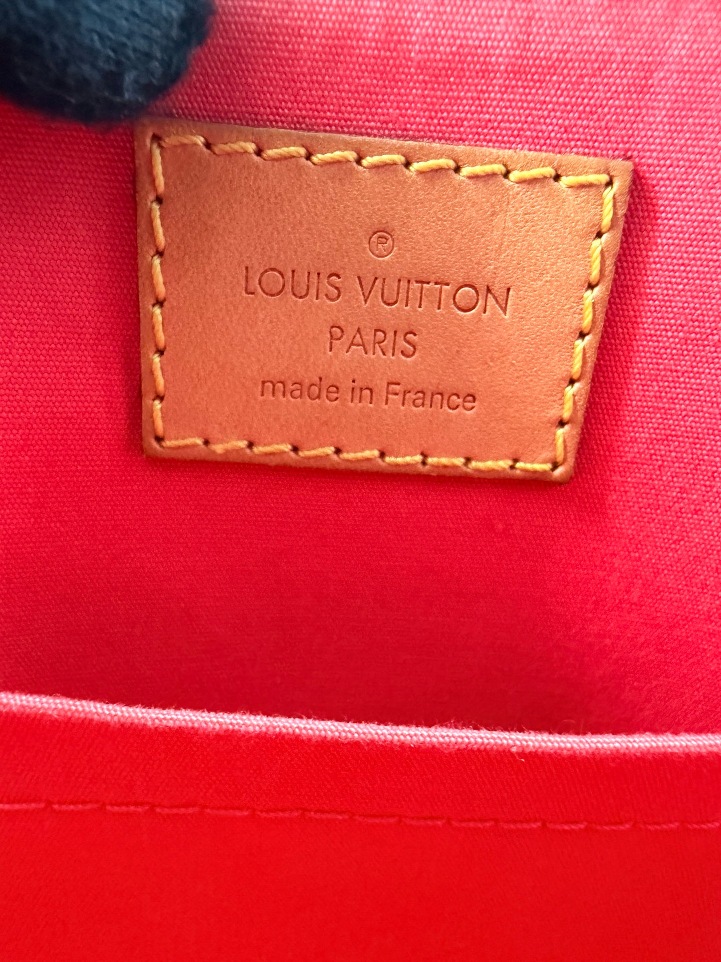 Louis Vuitton Vernis Monogram Alma BB Crossbody Bag