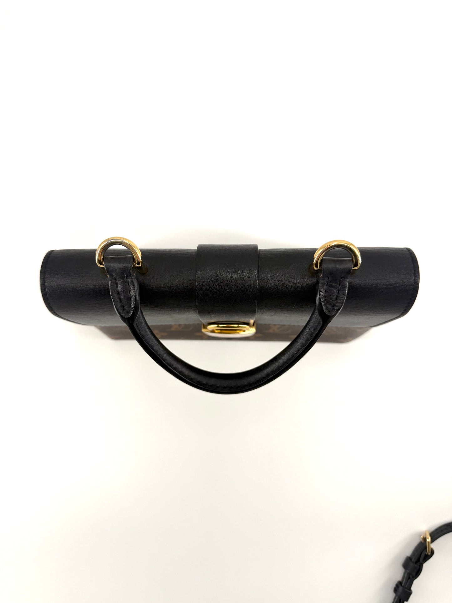 Louis Vuitton Locky Brown Monogram Canvas BB Shoulder Bag