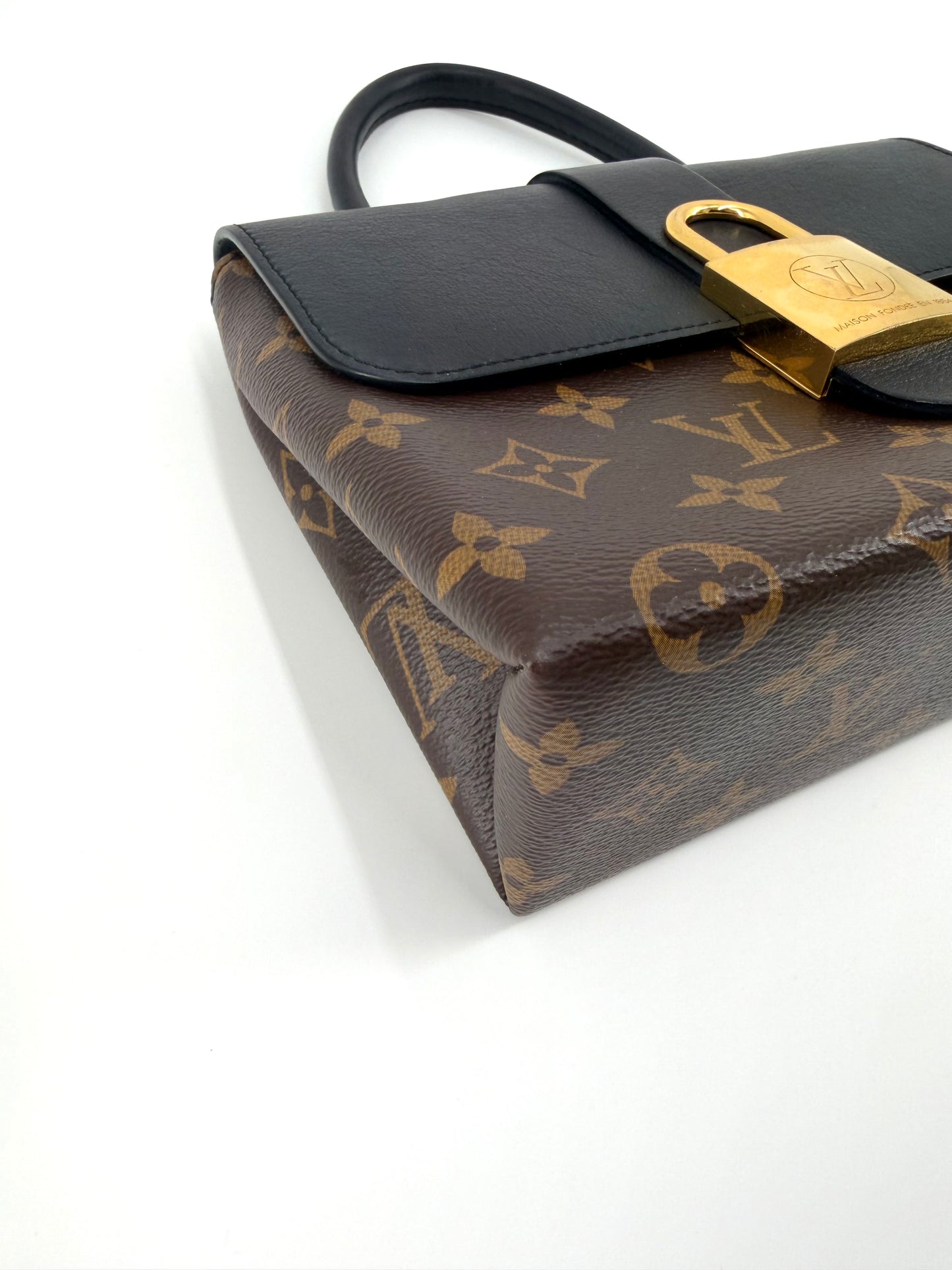 Louis Vuitton Locky Brown Monogram Canvas BB Shoulder Bag