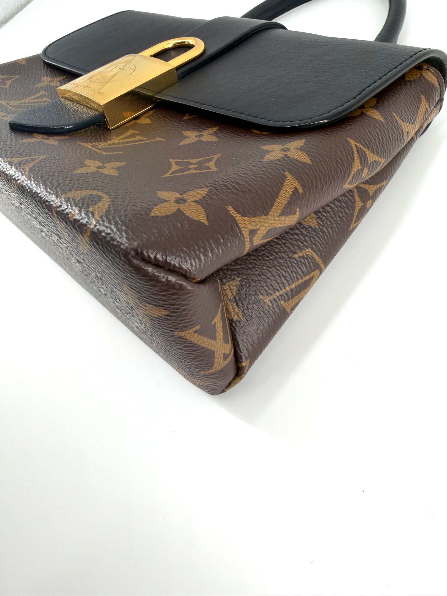 Louis Vuitton Locky Brown Monogram Canvas BB Shoulder Bag