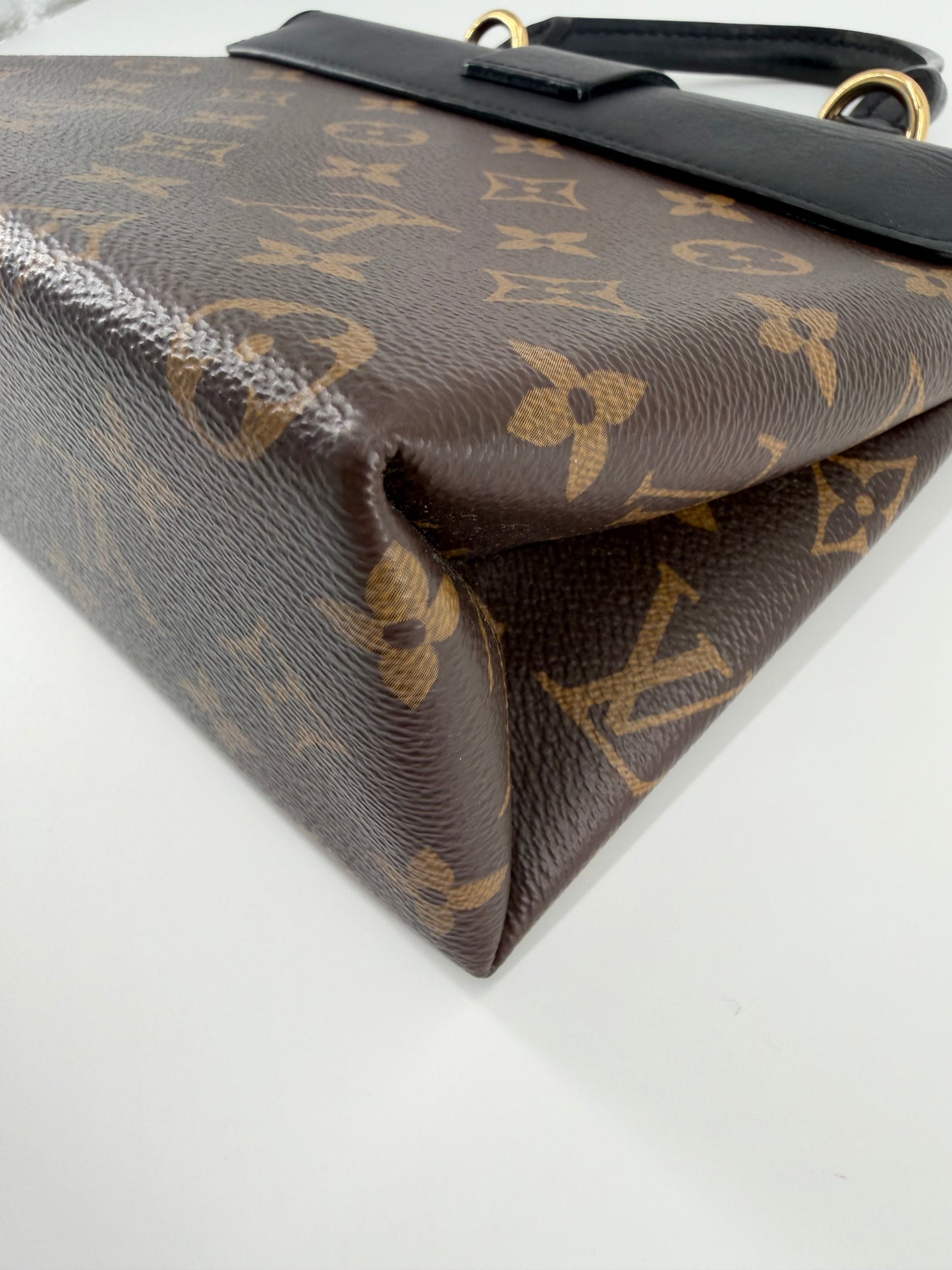 Louis Vuitton Locky Brown Monogram Canvas BB Shoulder Bag