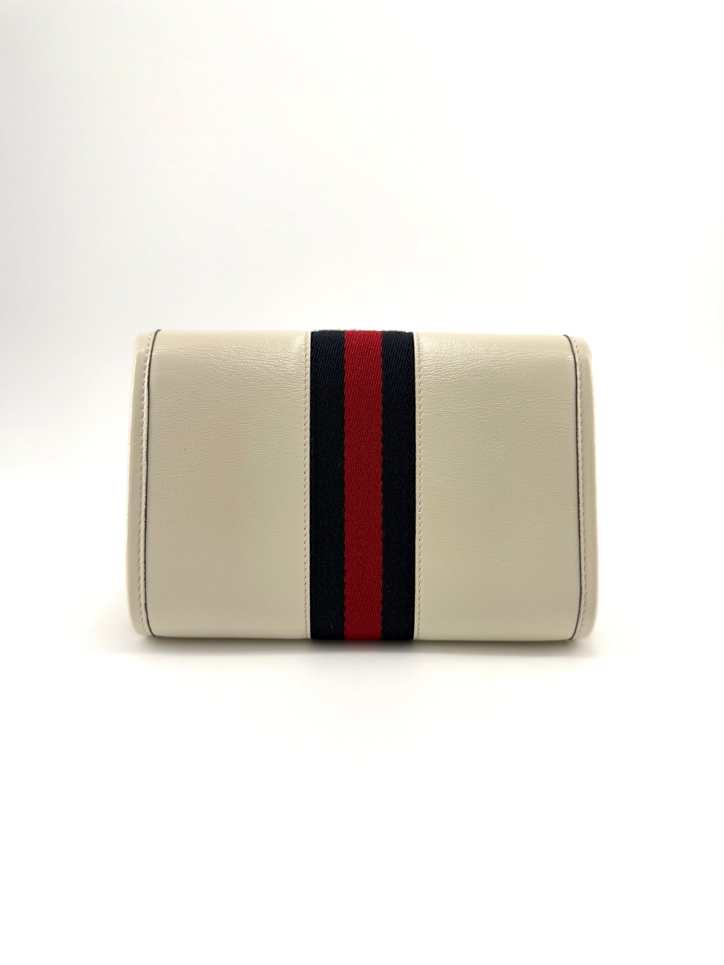 Gucci Rajah Tiger Leather Clutch Crossbody Mini Bag