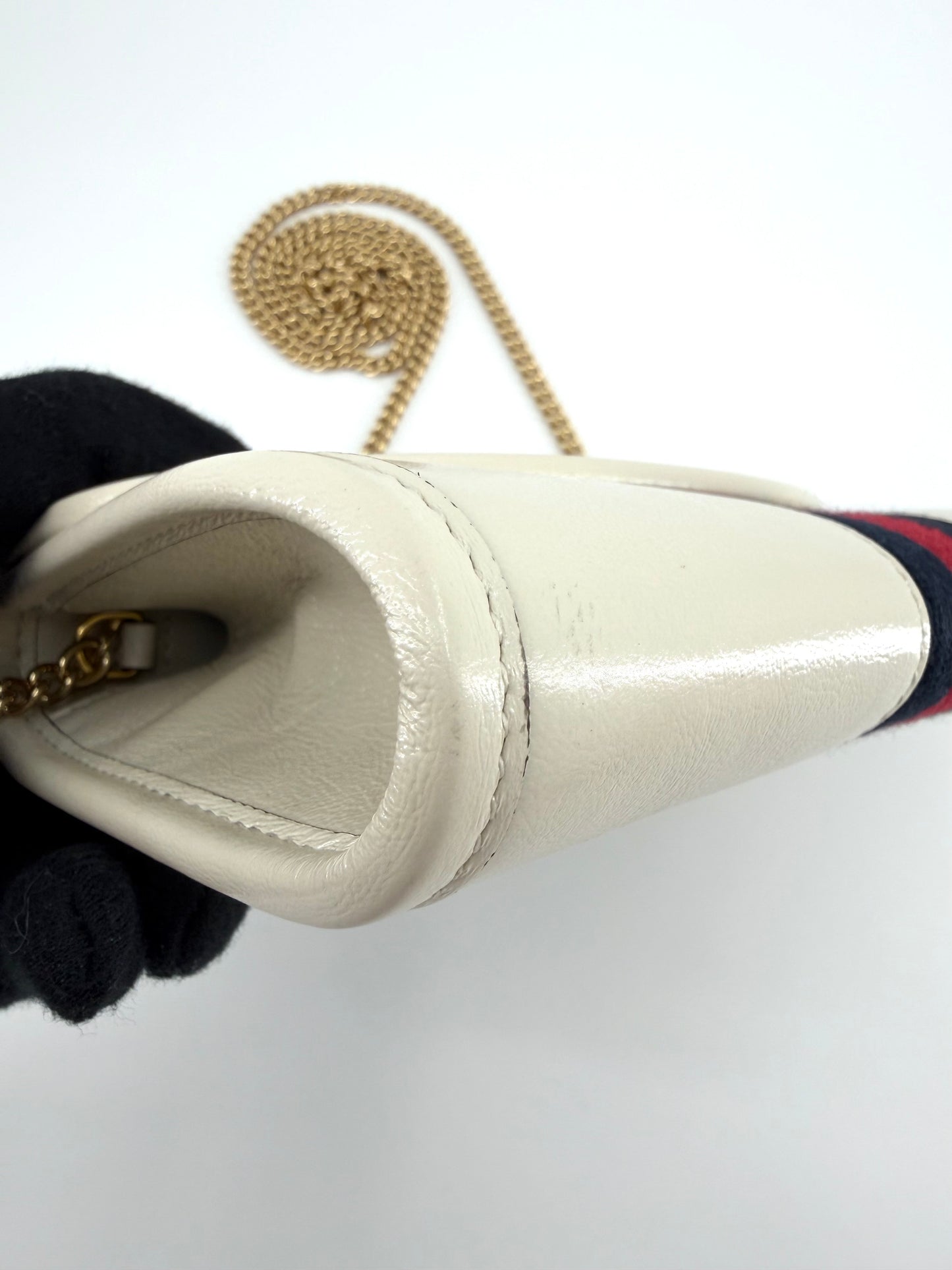 Gucci Rajah Tiger Leather Clutch Crossbody Mini Bag