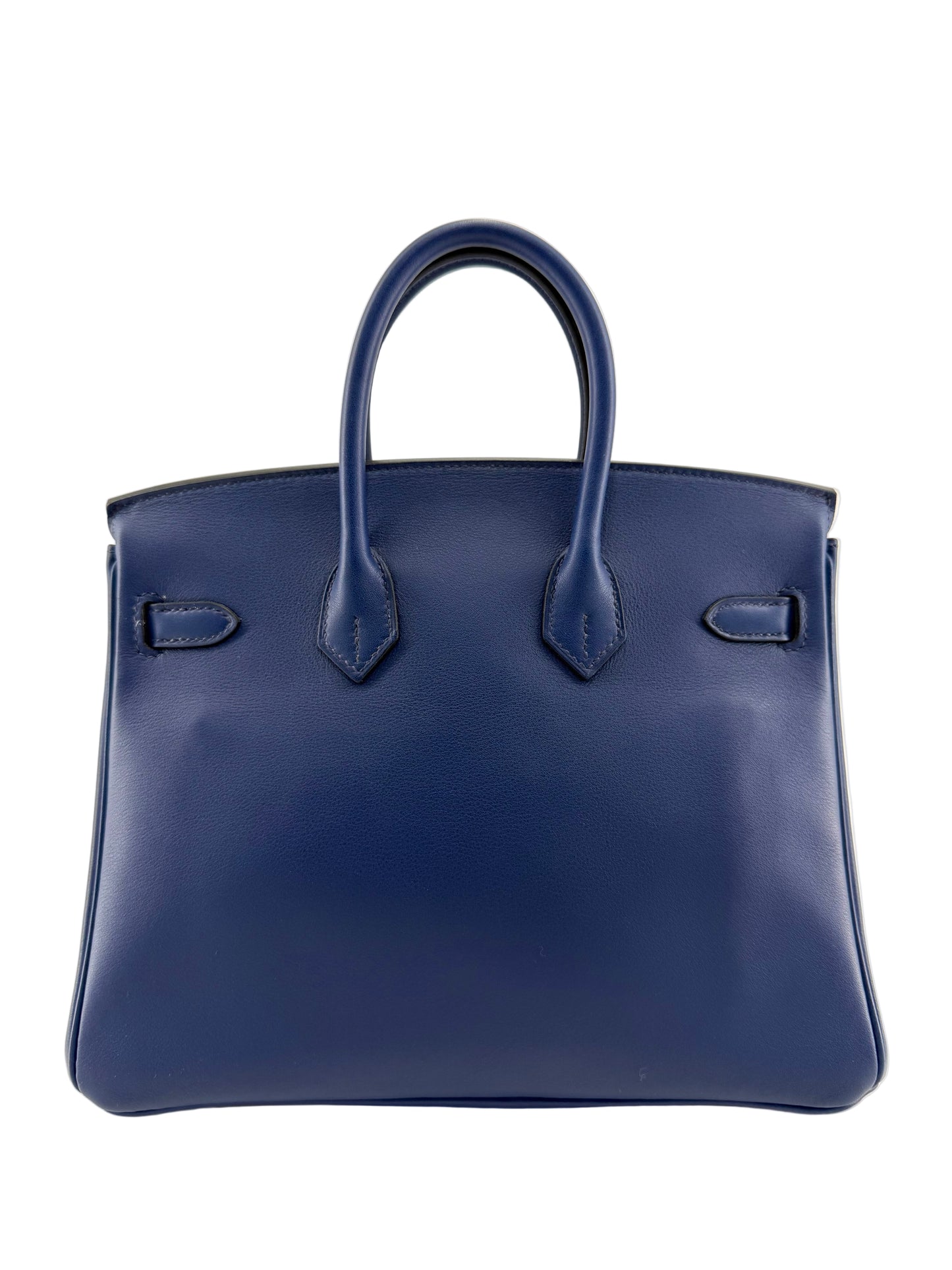 Hermes Birkin 25 Bleu Electrique Swift Leather PHW