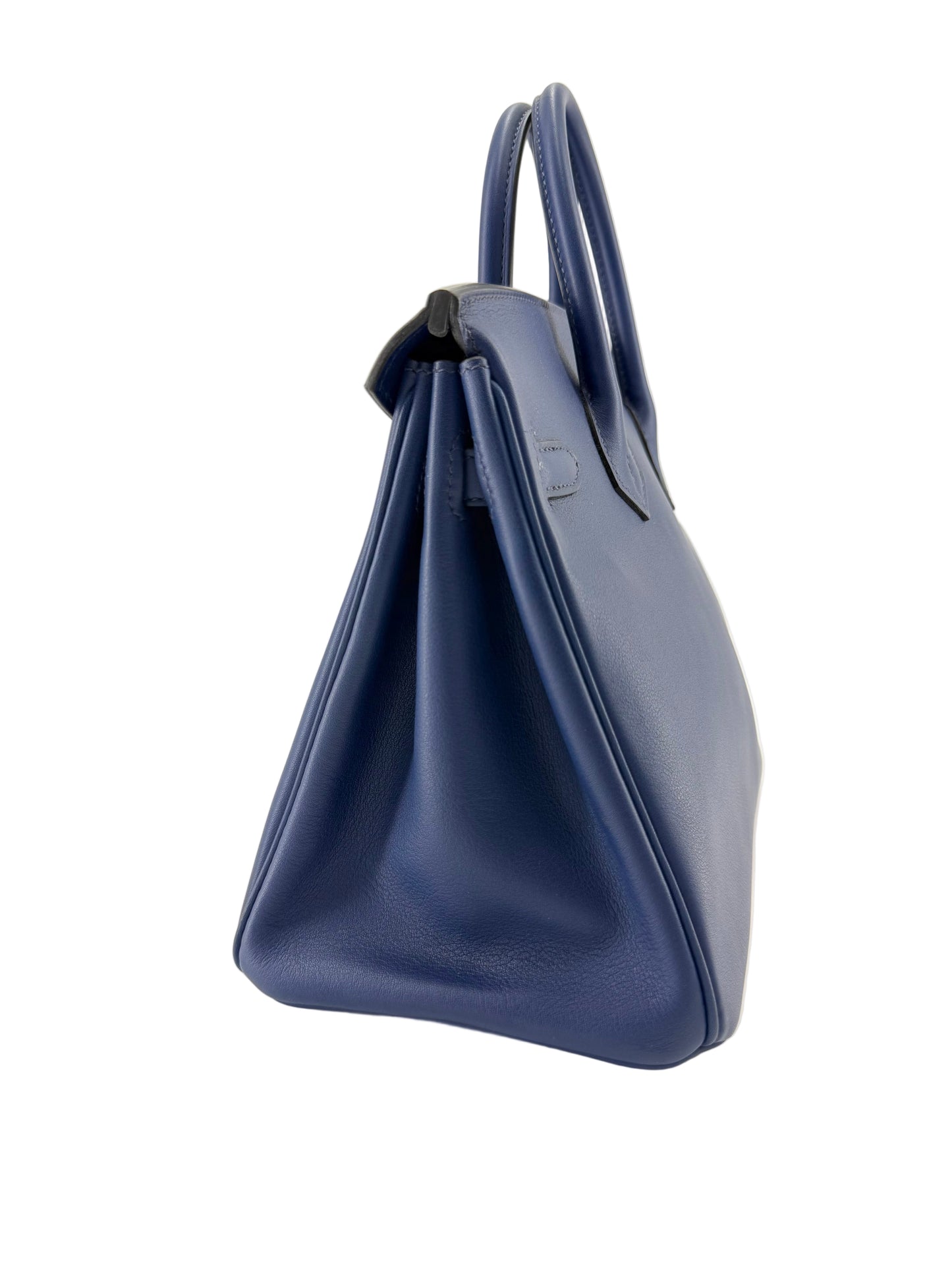 Hermes Birkin 25 Bleu Electrique Swift Leather PHW