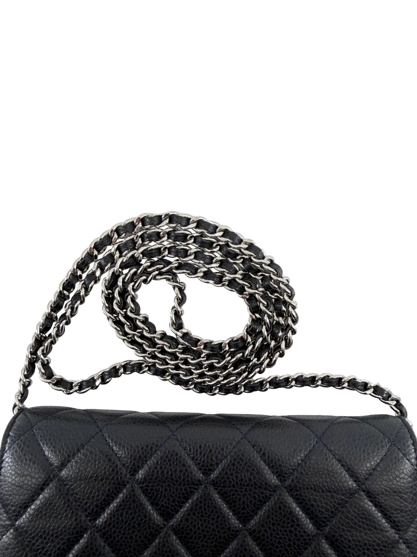 Chanel Caviar Crossbody Wallet on Chain