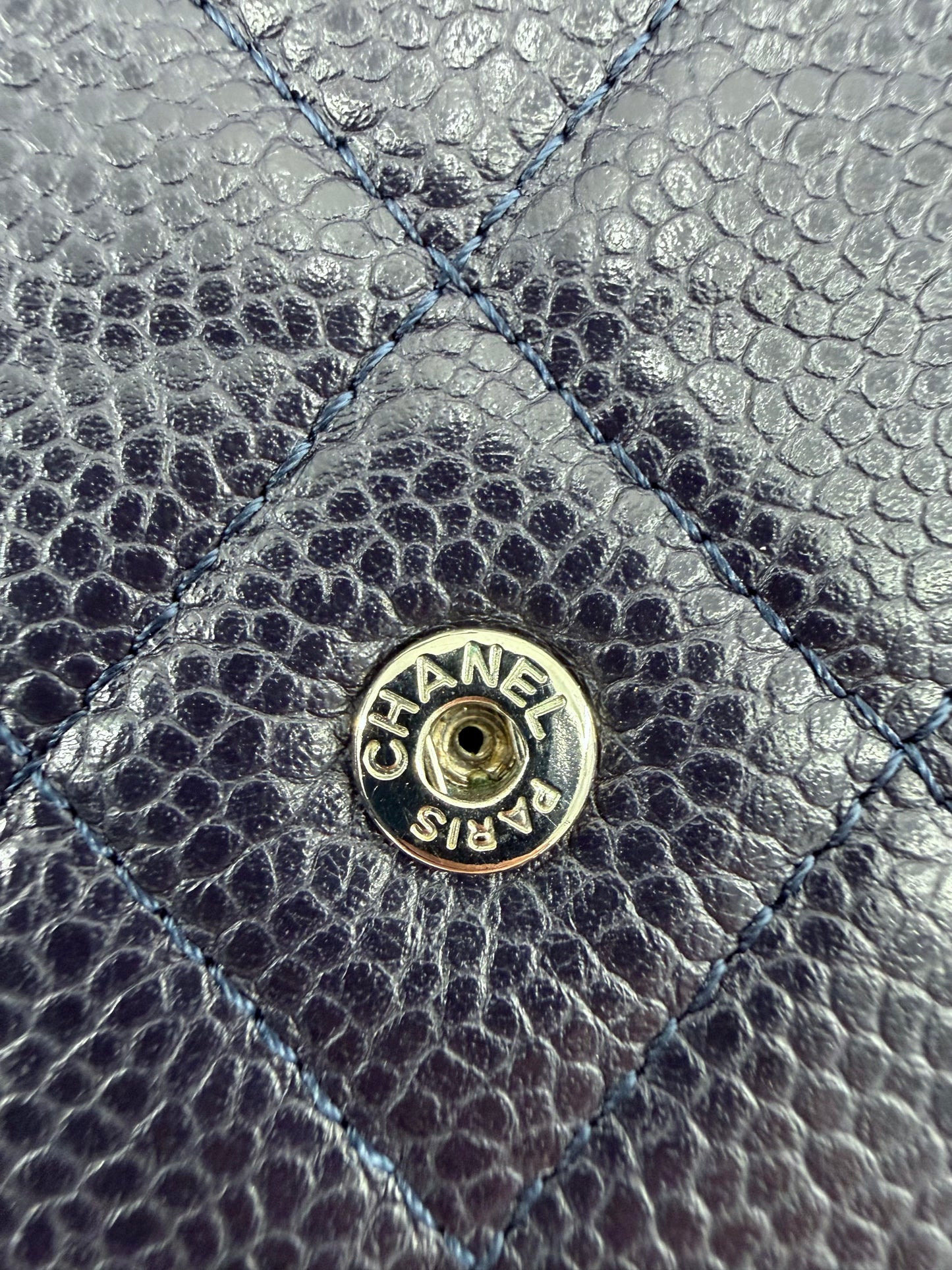 Chanel Caviar Crossbody Wallet on Chain