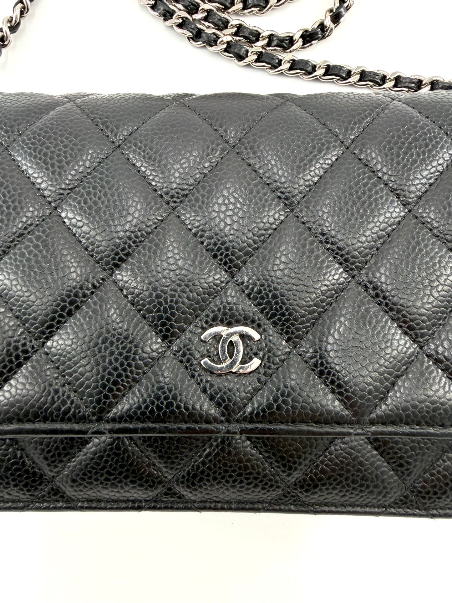 Chanel Caviar Crossbody Wallet on Chain