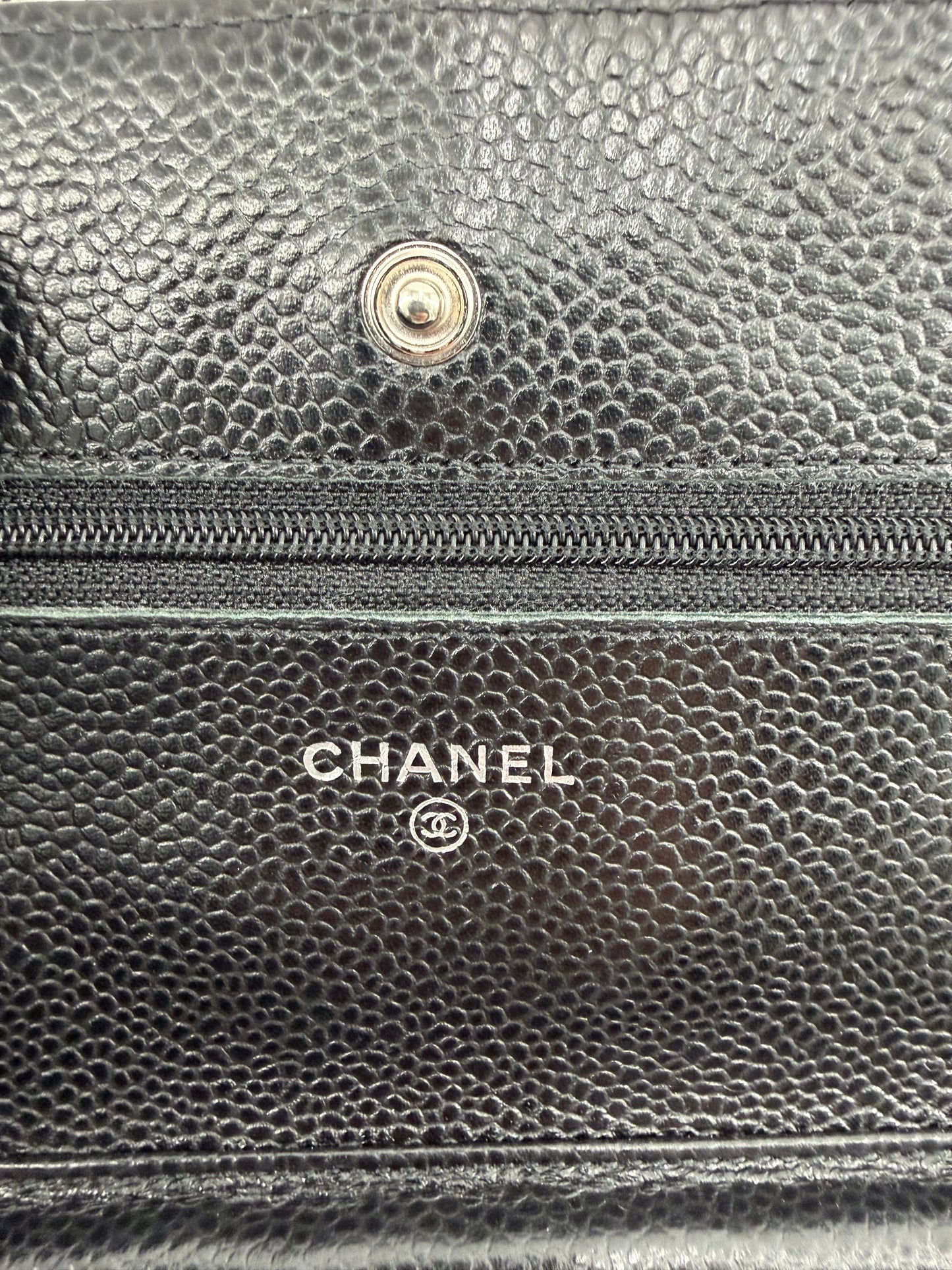 Chanel Caviar Crossbody Wallet on Chain
