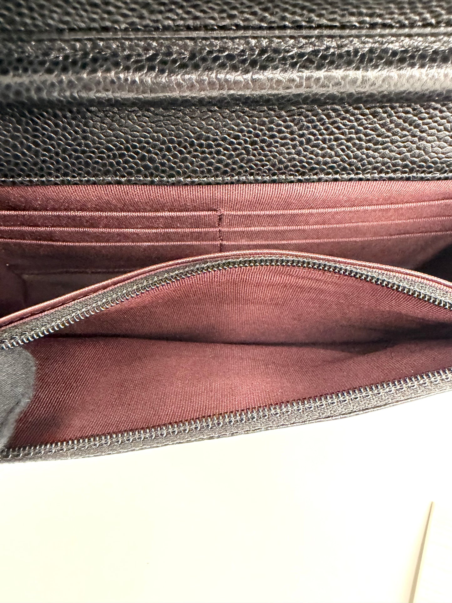 Chanel Caviar Crossbody Wallet on Chain