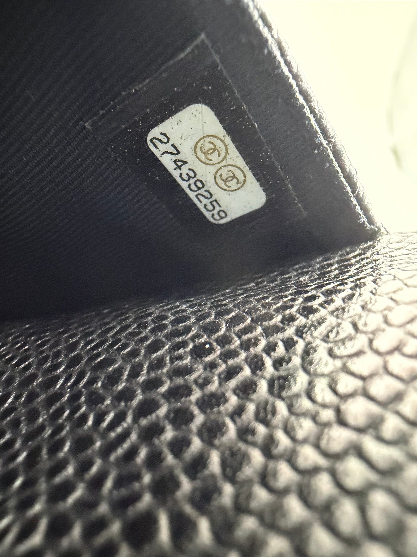 Chanel Caviar Crossbody Wallet on Chain