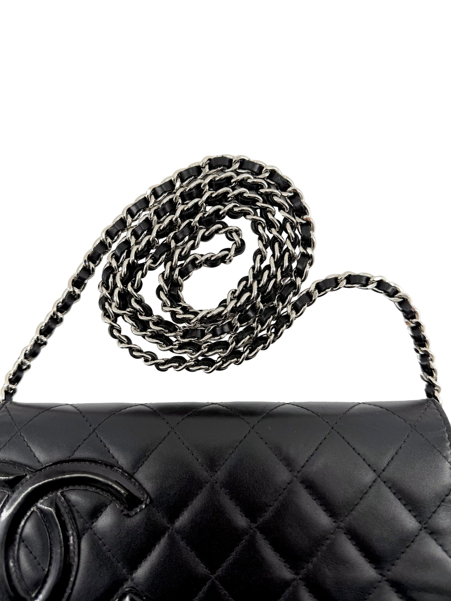 Chanel Cambone Lambskin CC Crossbody Wallet on Chain