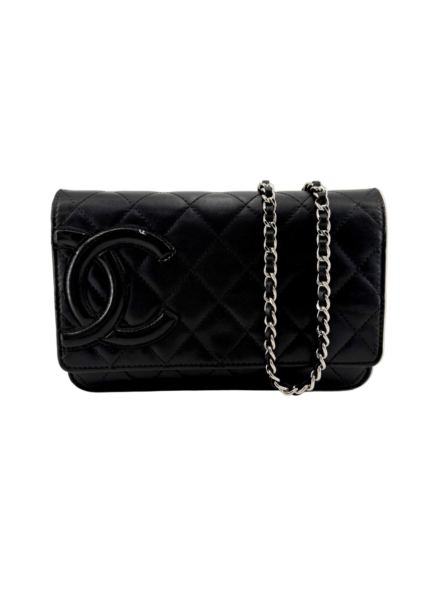 Chanel Cambone Lambskin CC Crossbody Wallet on Chain