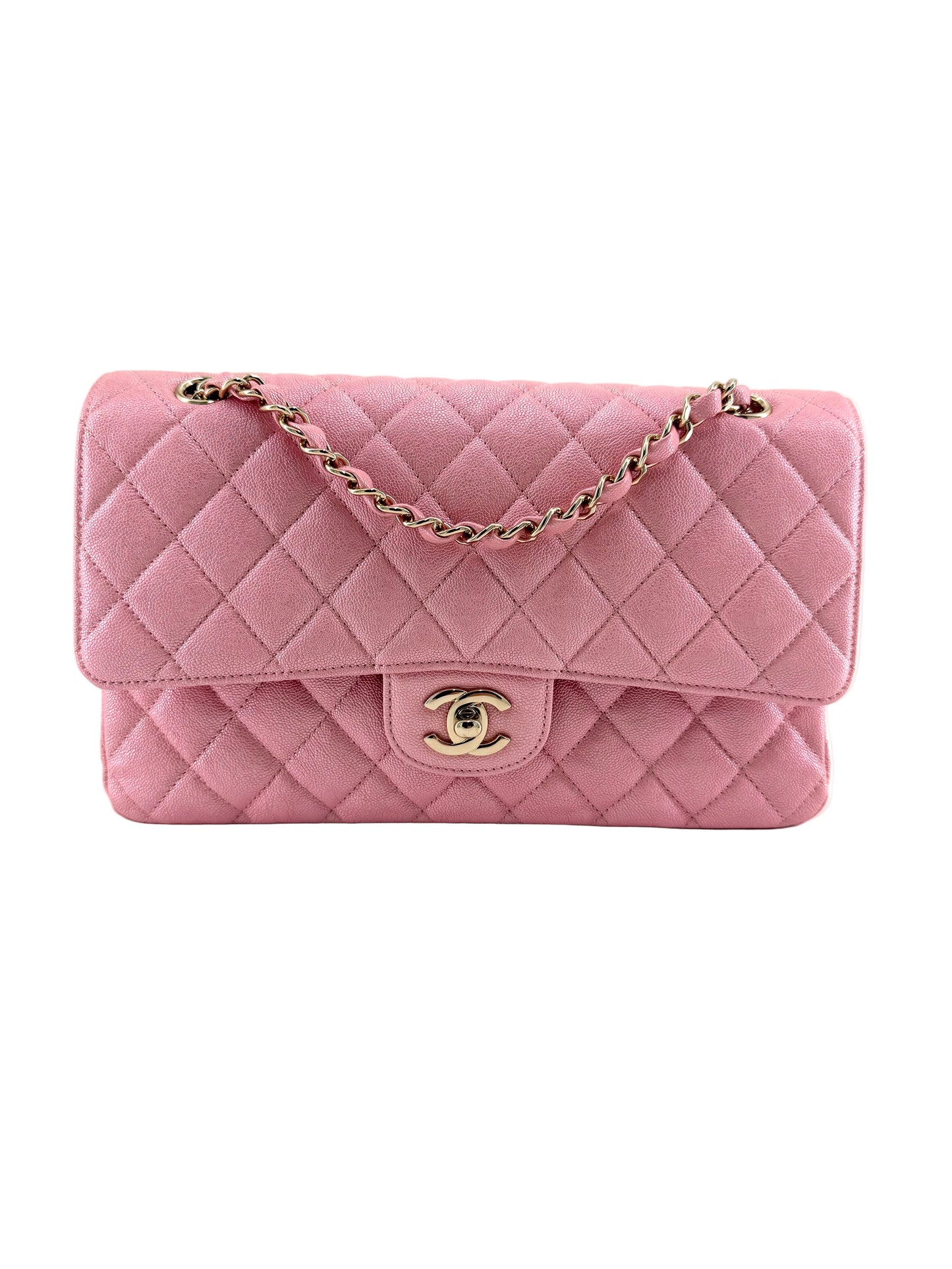 Chanel Caviar Quilted Classic Double Flap Medium Shoulder Bag