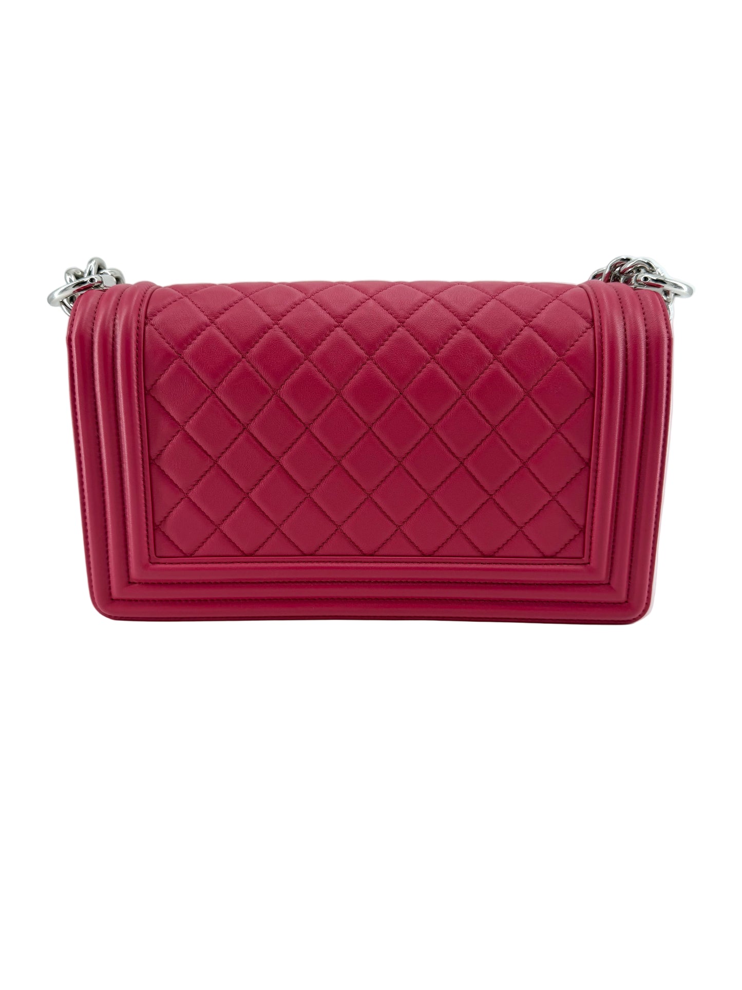 Chanel Boy Lambskin Medium Shoulder Bag