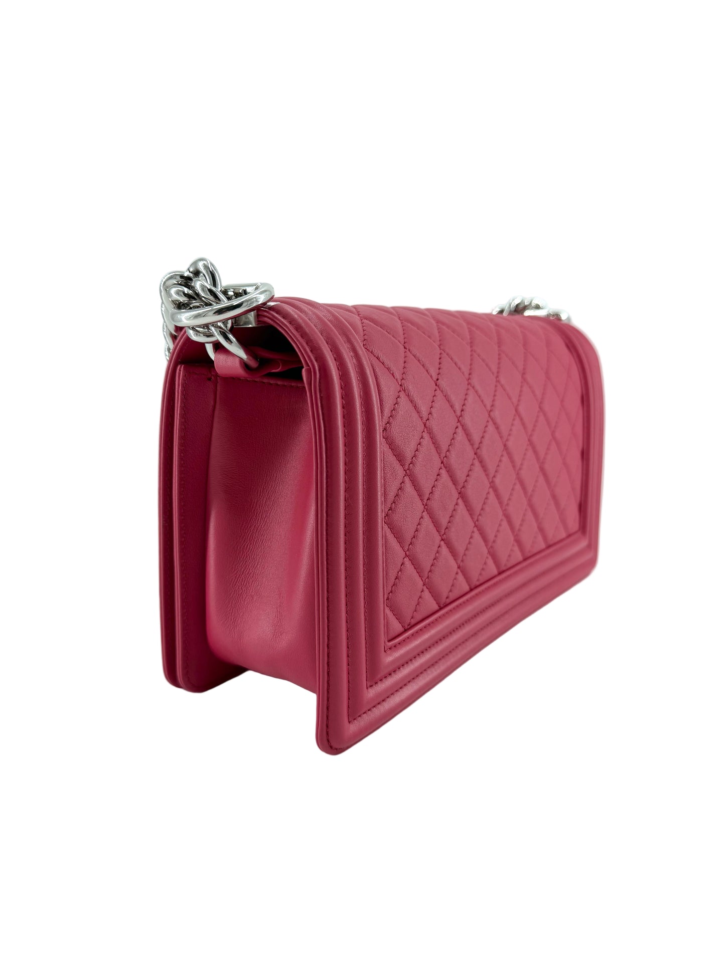 Chanel Boy Lambskin Medium Shoulder Bag